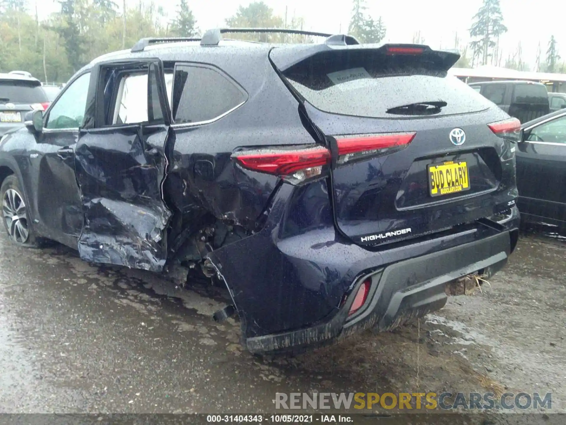 6 Photograph of a damaged car 5TDHBRCH5MS534651 TOYOTA HIGHLANDER 2021