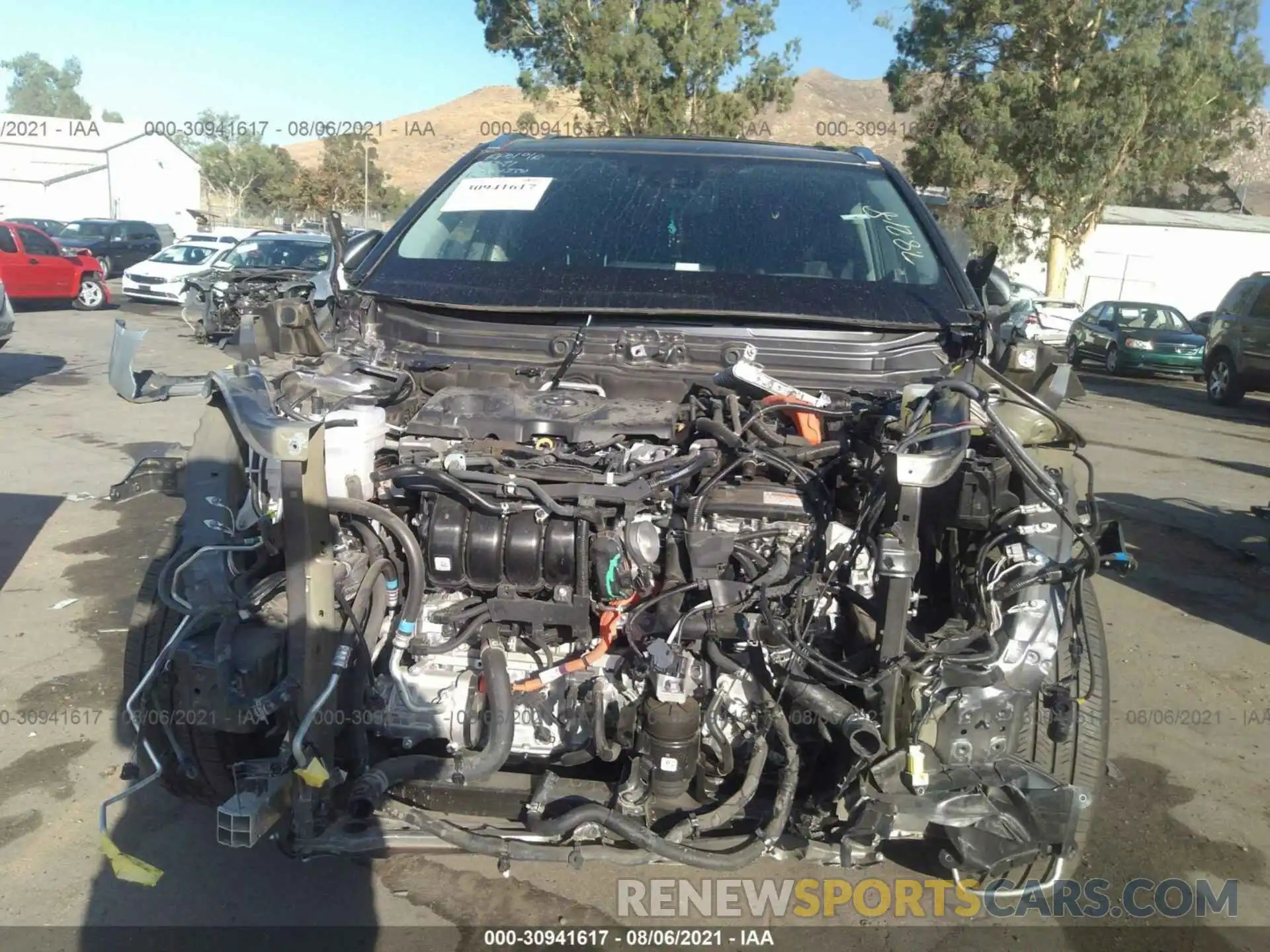 6 Photograph of a damaged car 5TDHBRCH7MS039383 TOYOTA HIGHLANDER 2021