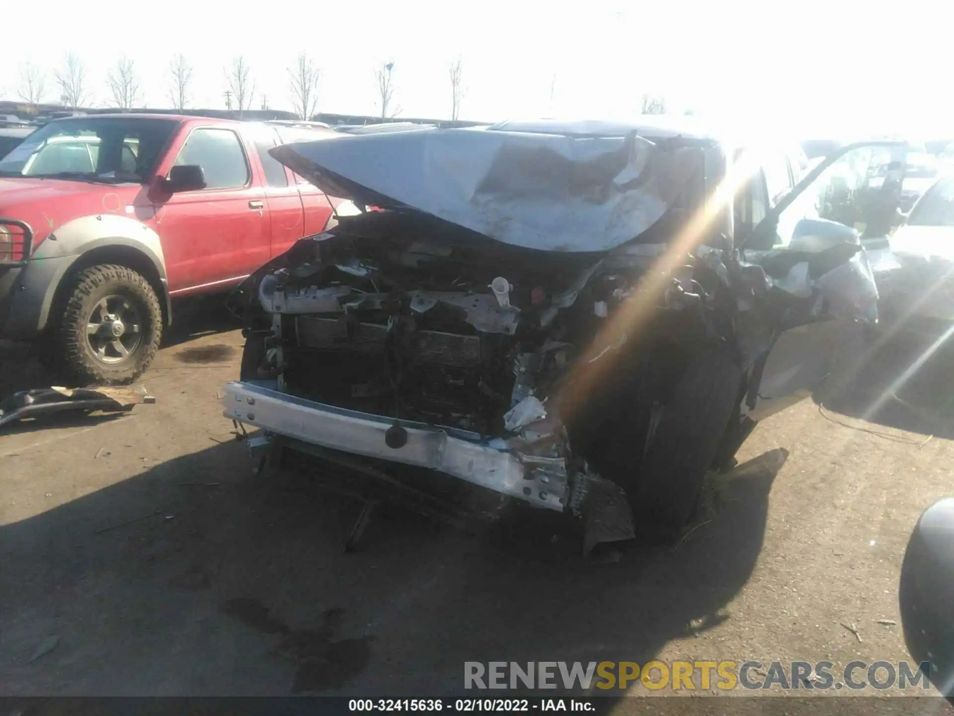 2 Photograph of a damaged car 5TDHBRCH7MS516183 TOYOTA HIGHLANDER 2021