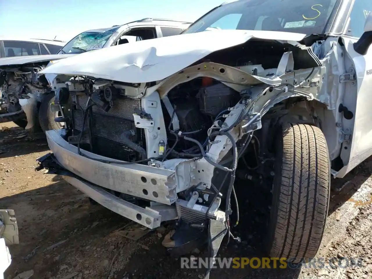 9 Photograph of a damaged car 5TDHBRCH7MS522744 TOYOTA HIGHLANDER 2021