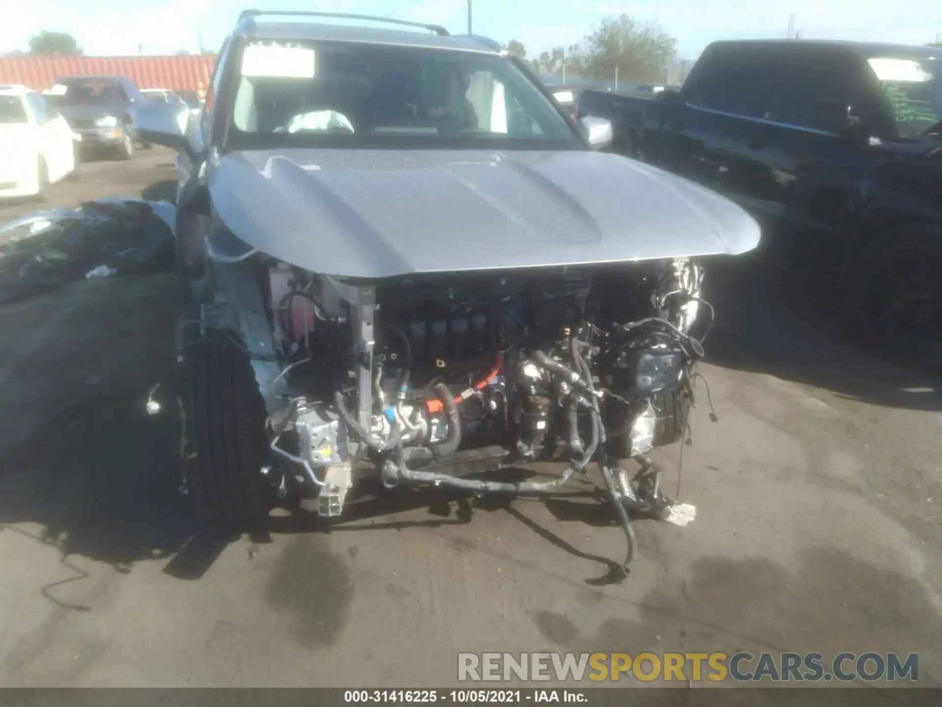 6 Photograph of a damaged car 5TDHBRCH8MS521747 TOYOTA HIGHLANDER 2021