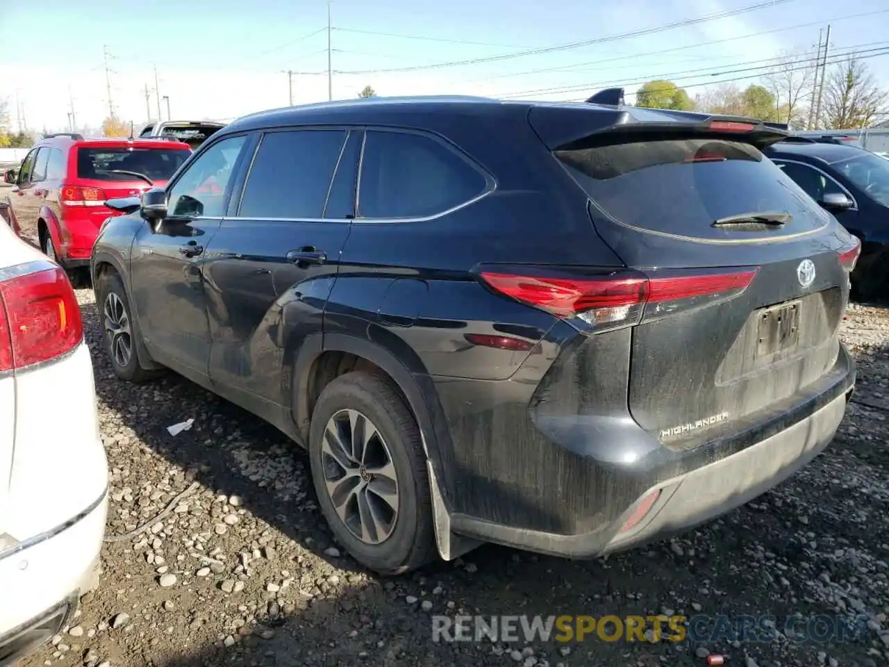 3 Photograph of a damaged car 5TDHBRCH9MS514418 TOYOTA HIGHLANDER 2021