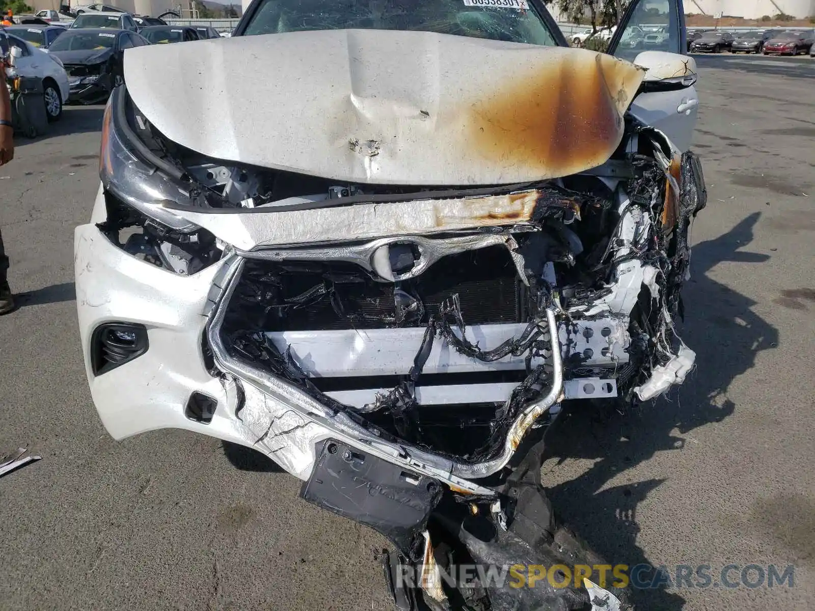 7 Photograph of a damaged car 5TDHZRAH1MS034937 TOYOTA HIGHLANDER 2021