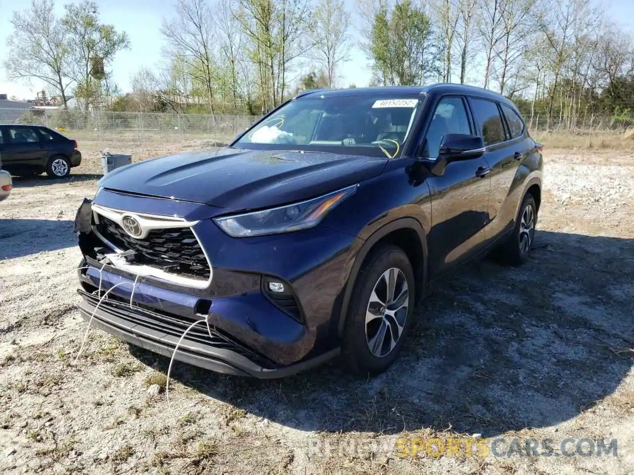 2 Photograph of a damaged car 5TDHZRAH2MS036244 TOYOTA HIGHLANDER 2021