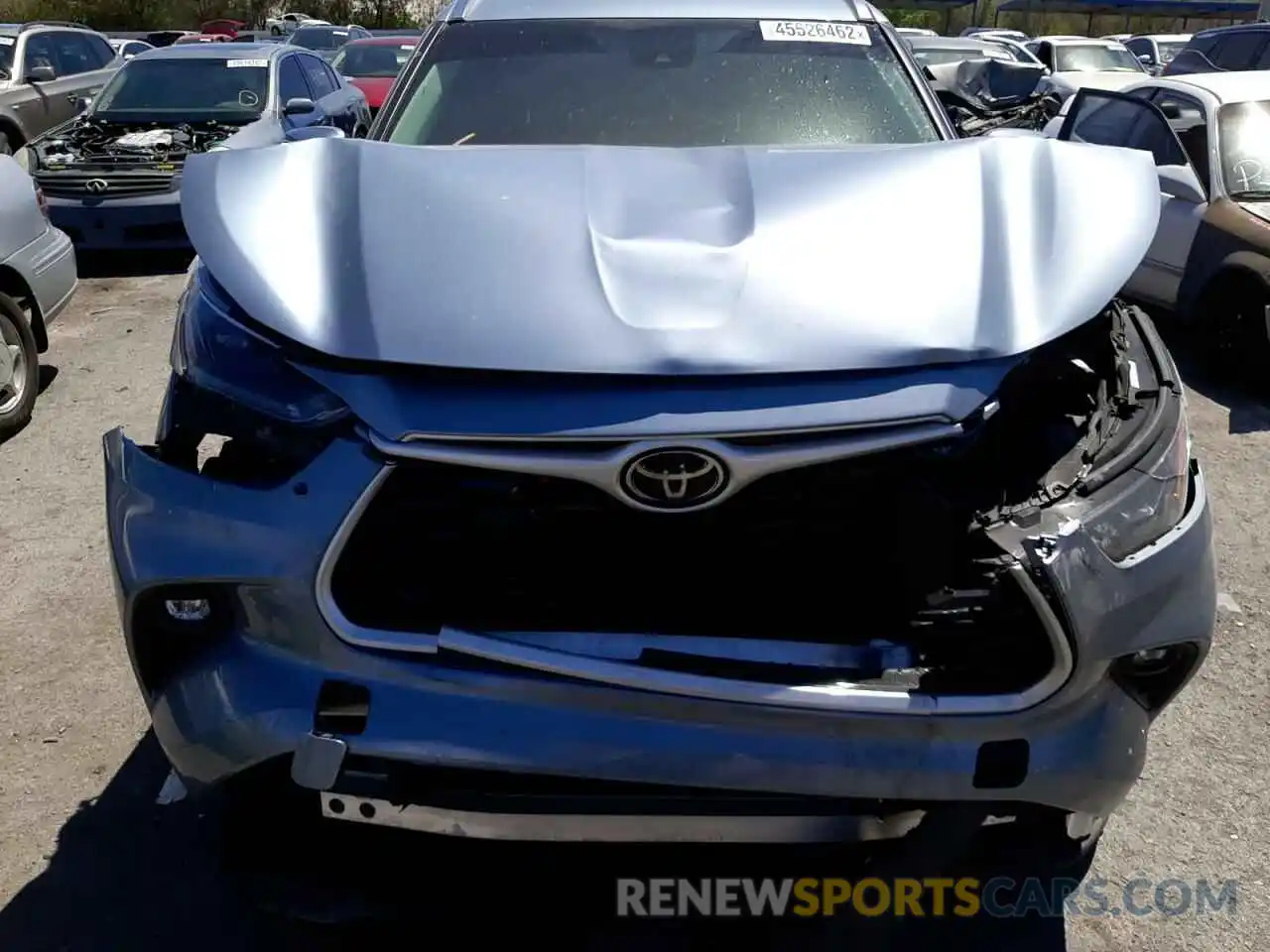 7 Photograph of a damaged car 5TDHZRAH4MS052428 TOYOTA HIGHLANDER 2021