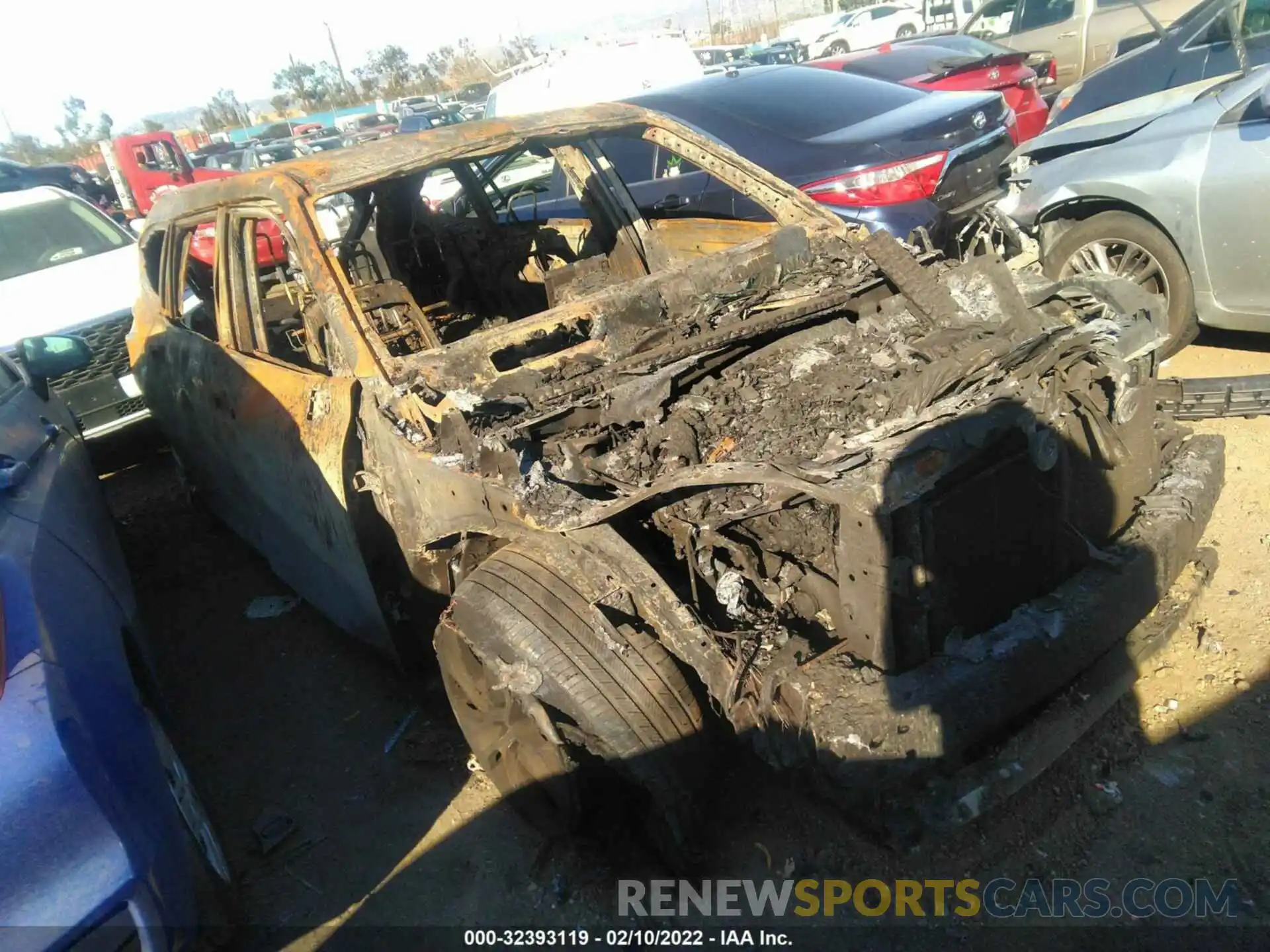 1 Photograph of a damaged car 5TDHZRAH6MS032729 TOYOTA HIGHLANDER 2021