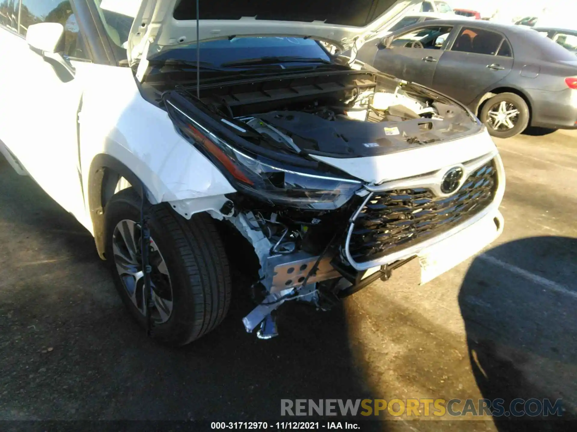 6 Photograph of a damaged car 5TDHZRAH7MS059258 TOYOTA HIGHLANDER 2021