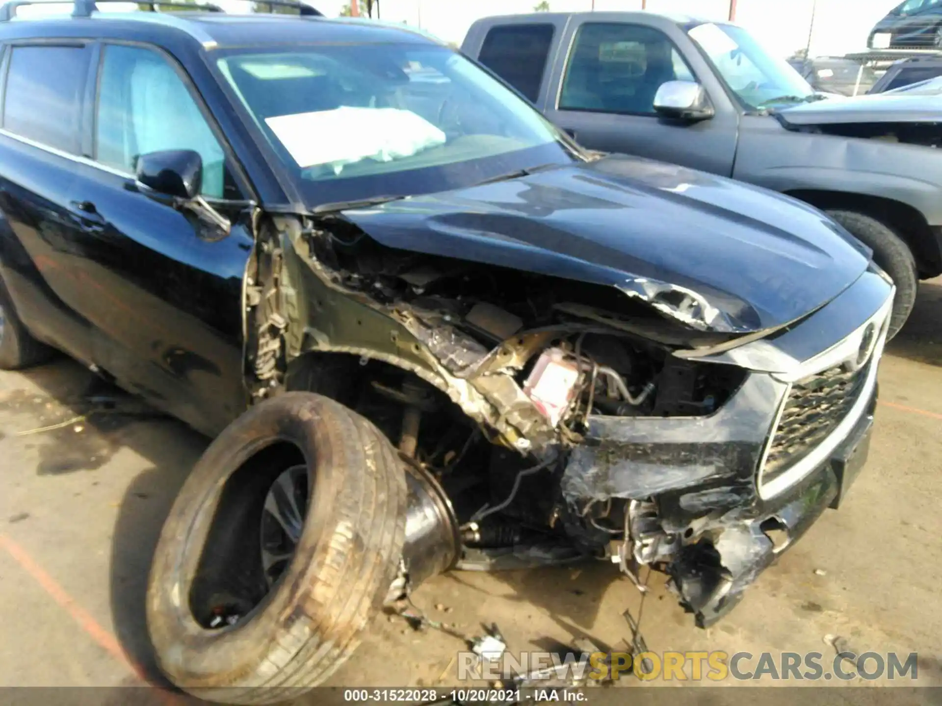 6 Photograph of a damaged car 5TDHZRAH9MS031882 TOYOTA HIGHLANDER 2021