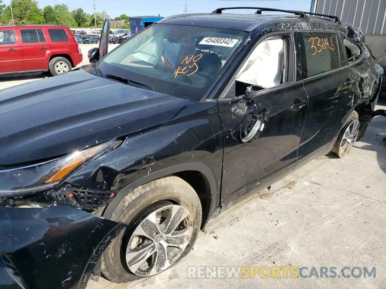 9 Photograph of a damaged car 5TDHZRBH0MS081598 TOYOTA HIGHLANDER 2021