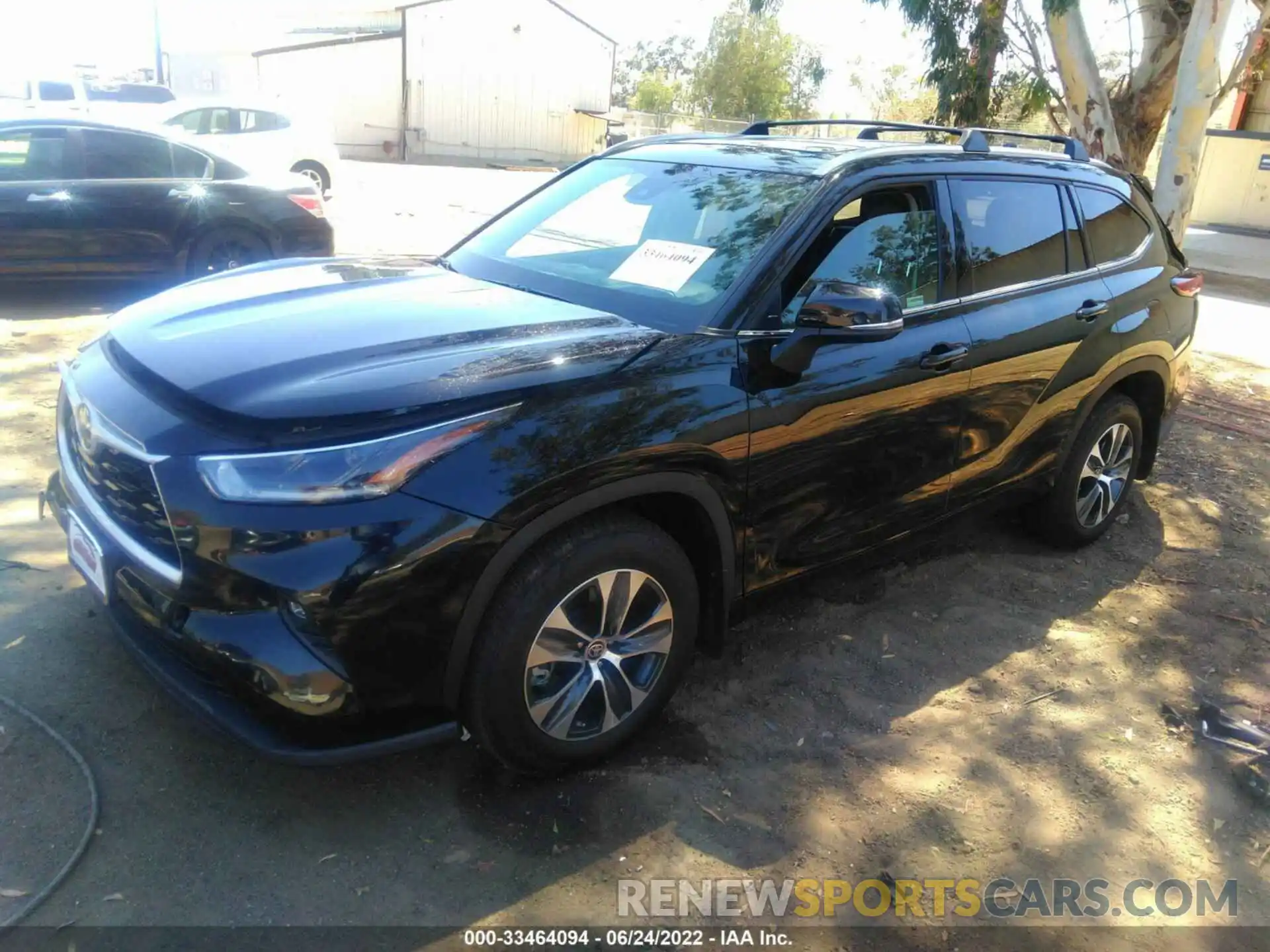 2 Photograph of a damaged car 5TDHZRBH0MS157207 TOYOTA HIGHLANDER 2021