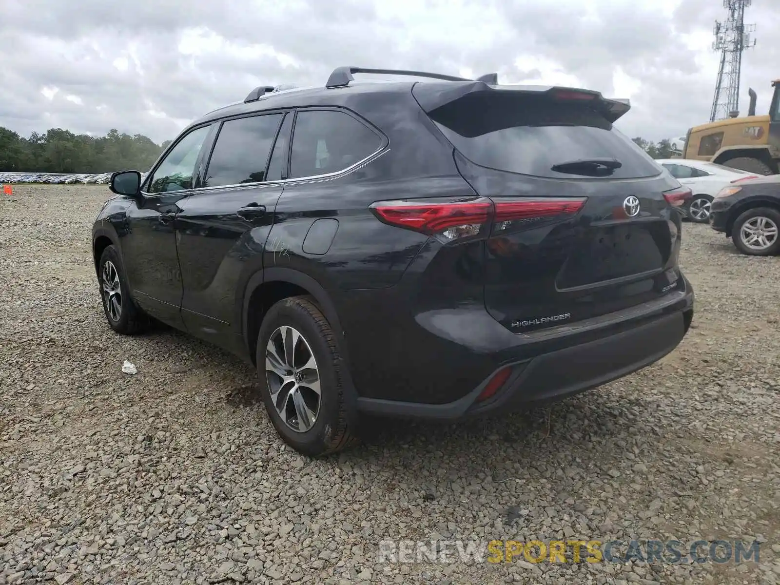 3 Photograph of a damaged car 5TDHZRBH0MS530505 TOYOTA HIGHLANDER 2021