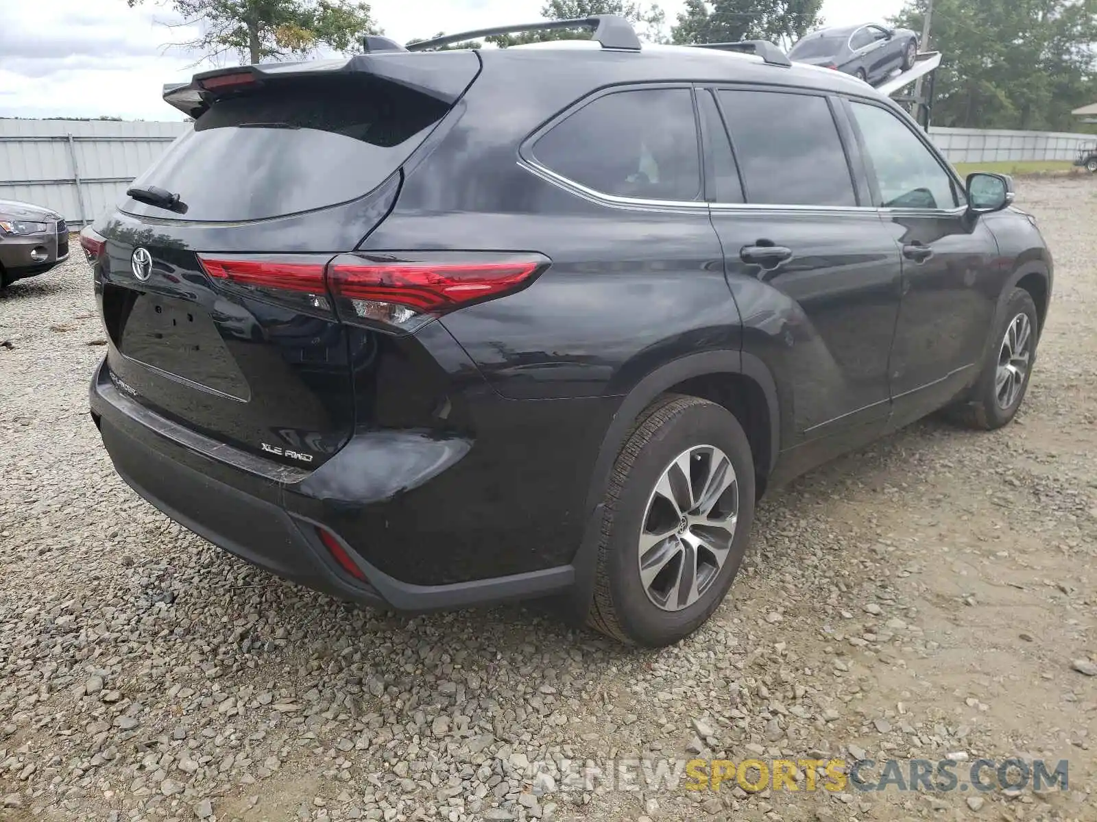 4 Фотография поврежденного автомобиля 5TDHZRBH0MS530505 TOYOTA HIGHLANDER 2021