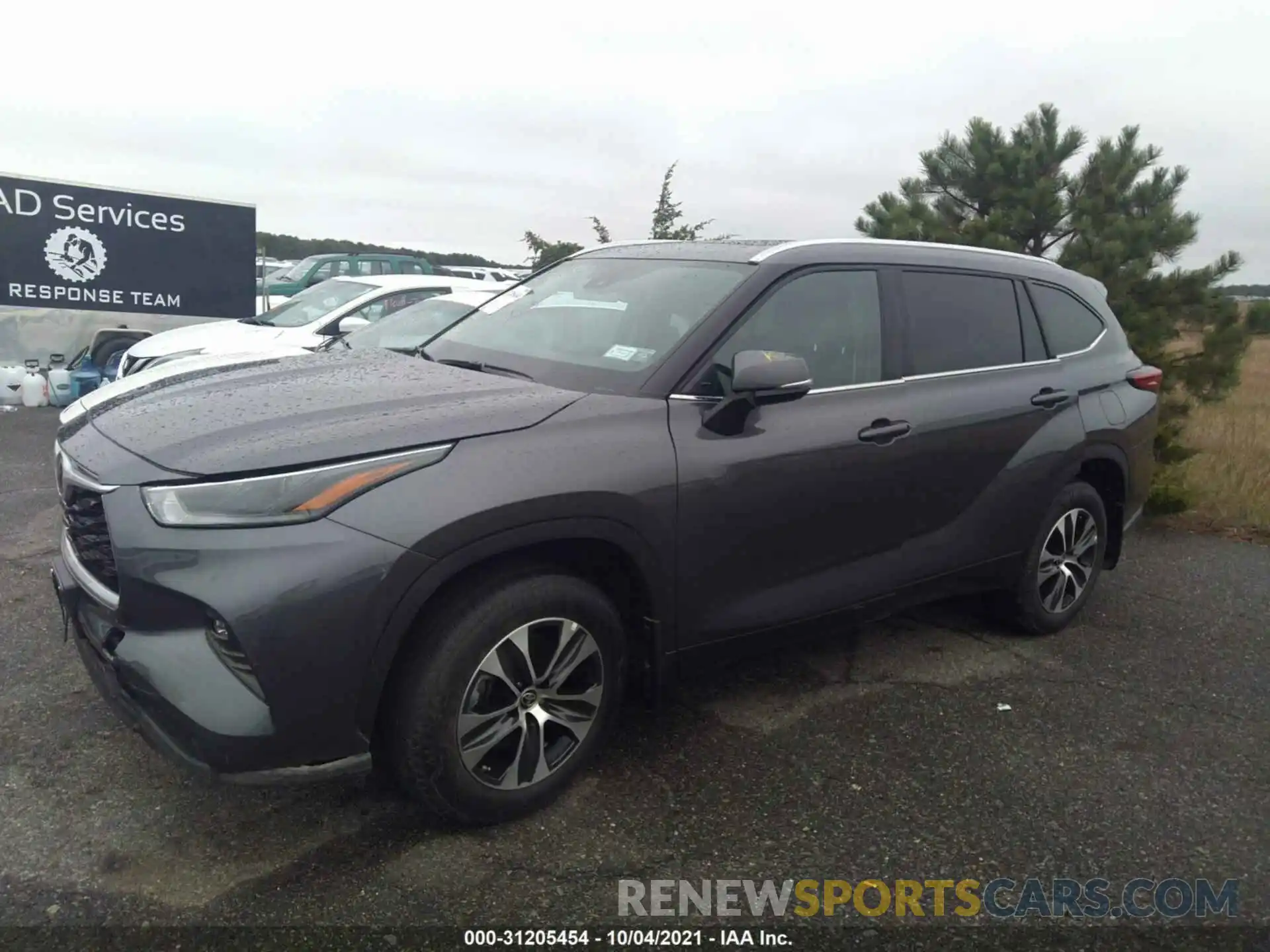 2 Photograph of a damaged car 5TDHZRBH0MS534764 TOYOTA HIGHLANDER 2021