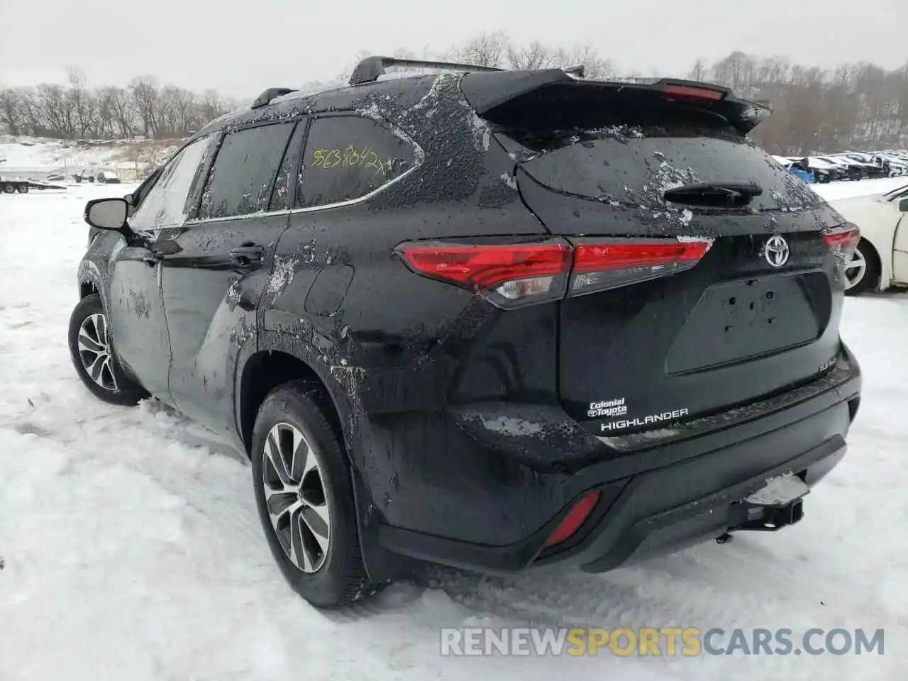 3 Photograph of a damaged car 5TDHZRBH0MS544503 TOYOTA HIGHLANDER 2021