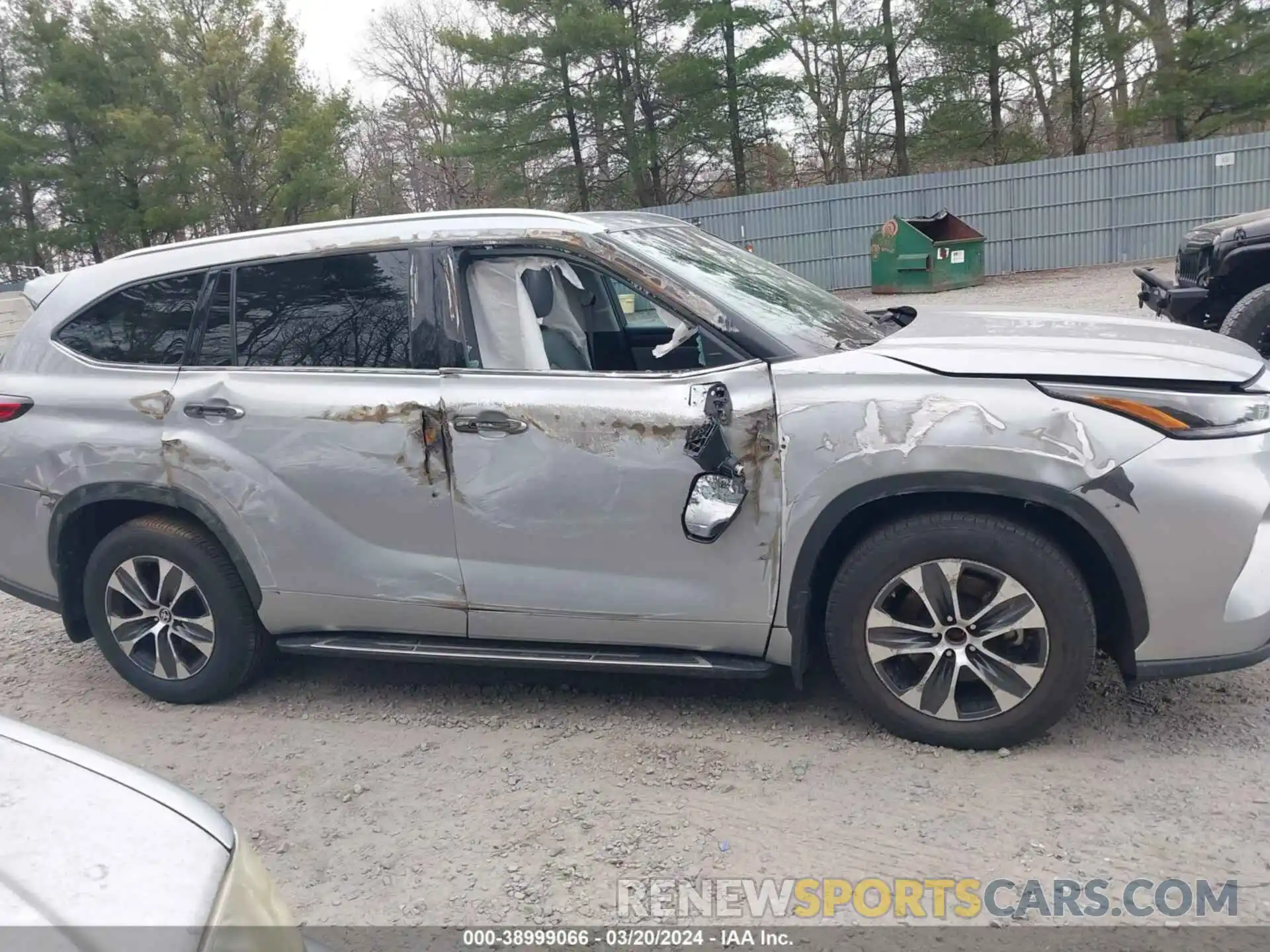 13 Photograph of a damaged car 5TDHZRBH1MS075308 TOYOTA HIGHLANDER 2021