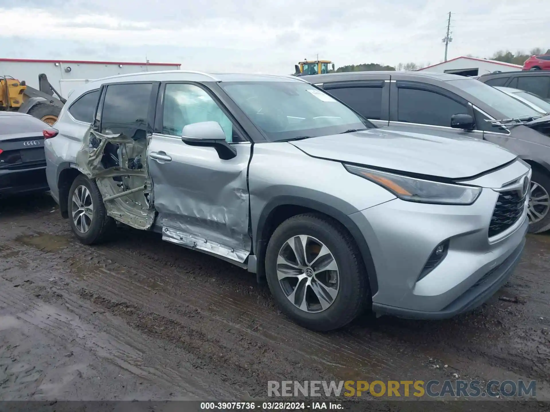 1 Photograph of a damaged car 5TDHZRBH1MS089192 TOYOTA HIGHLANDER 2021