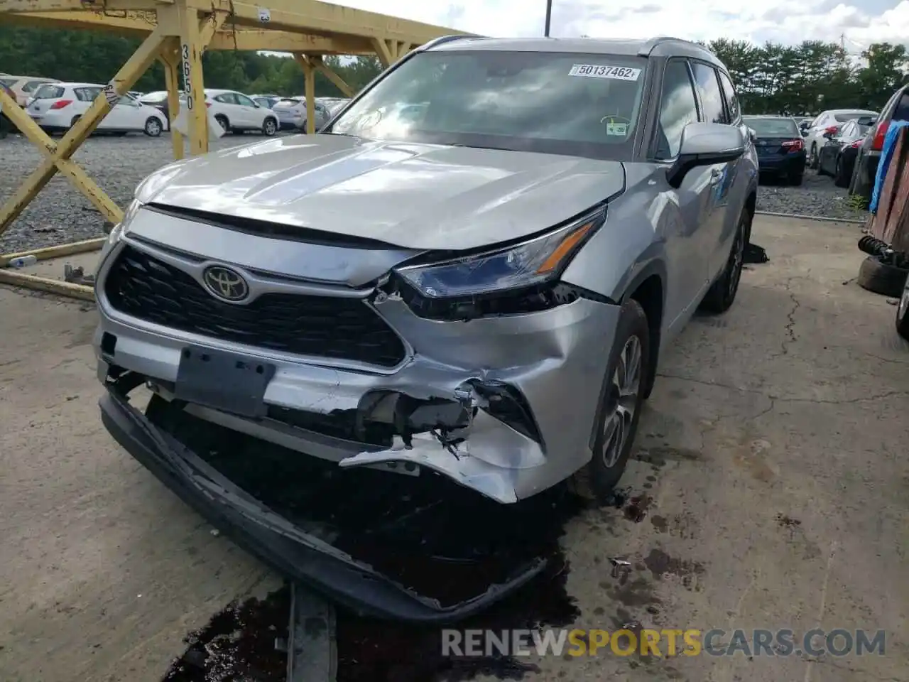 9 Photograph of a damaged car 5TDHZRBH1MS540007 TOYOTA HIGHLANDER 2021