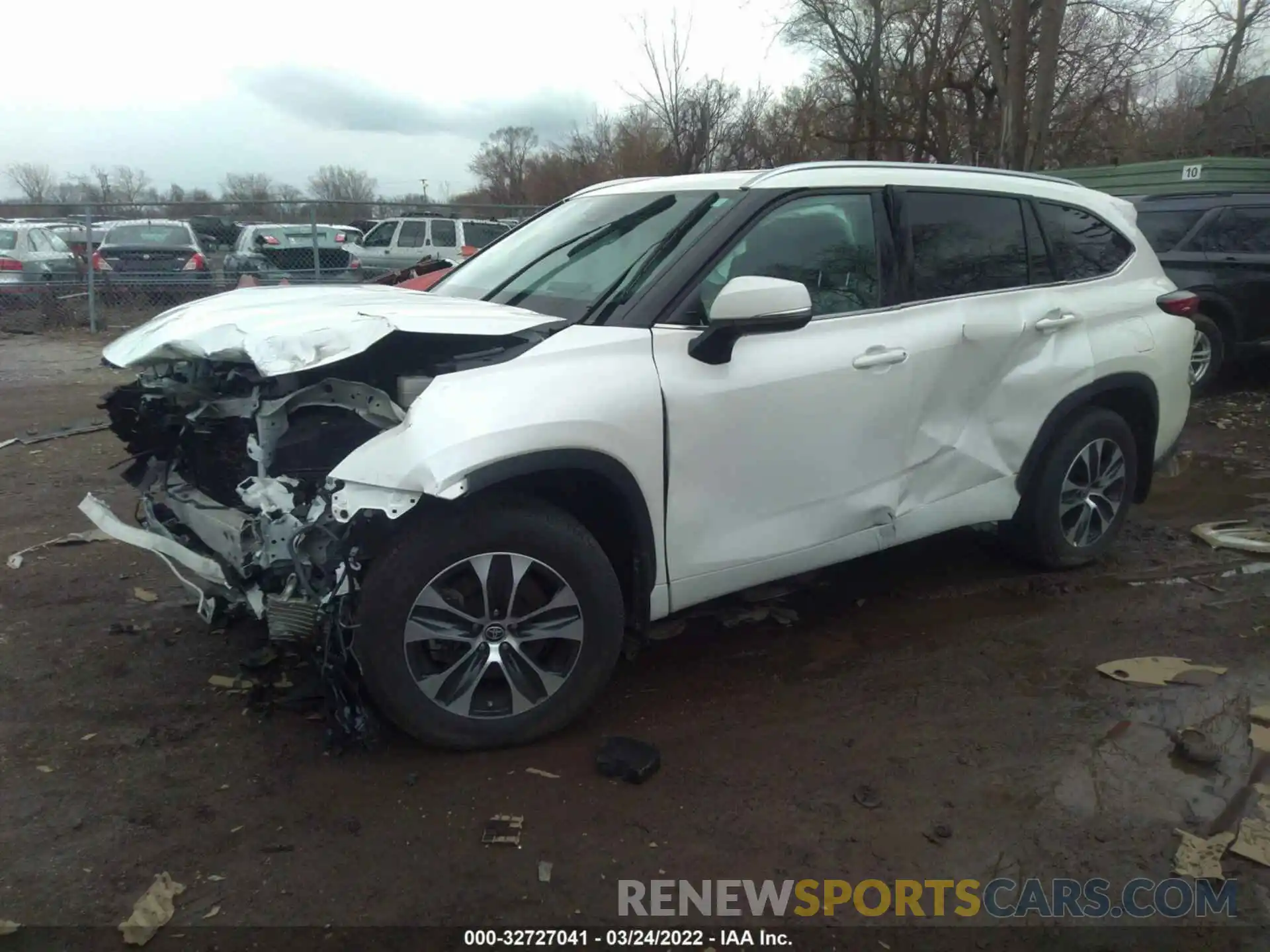 2 Photograph of a damaged car 5TDHZRBH2MS073194 TOYOTA HIGHLANDER 2021