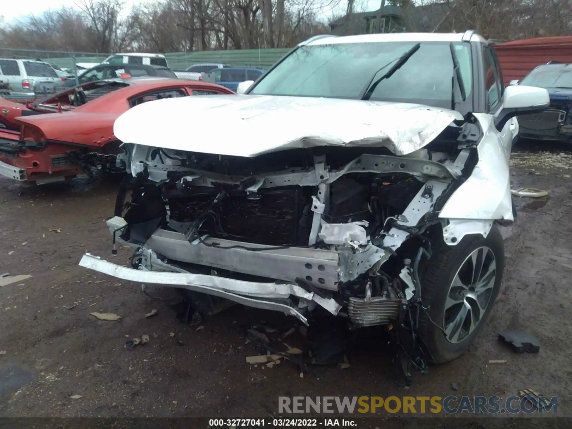 6 Photograph of a damaged car 5TDHZRBH2MS073194 TOYOTA HIGHLANDER 2021