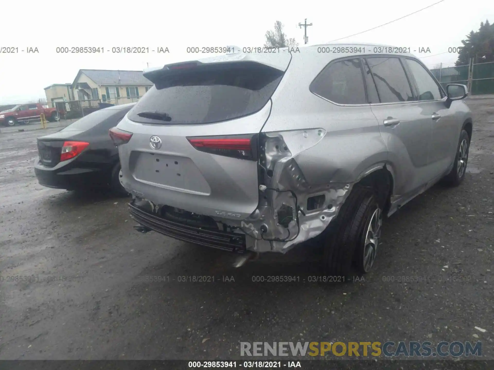 6 Photograph of a damaged car 5TDHZRBH3MS078582 TOYOTA HIGHLANDER 2021