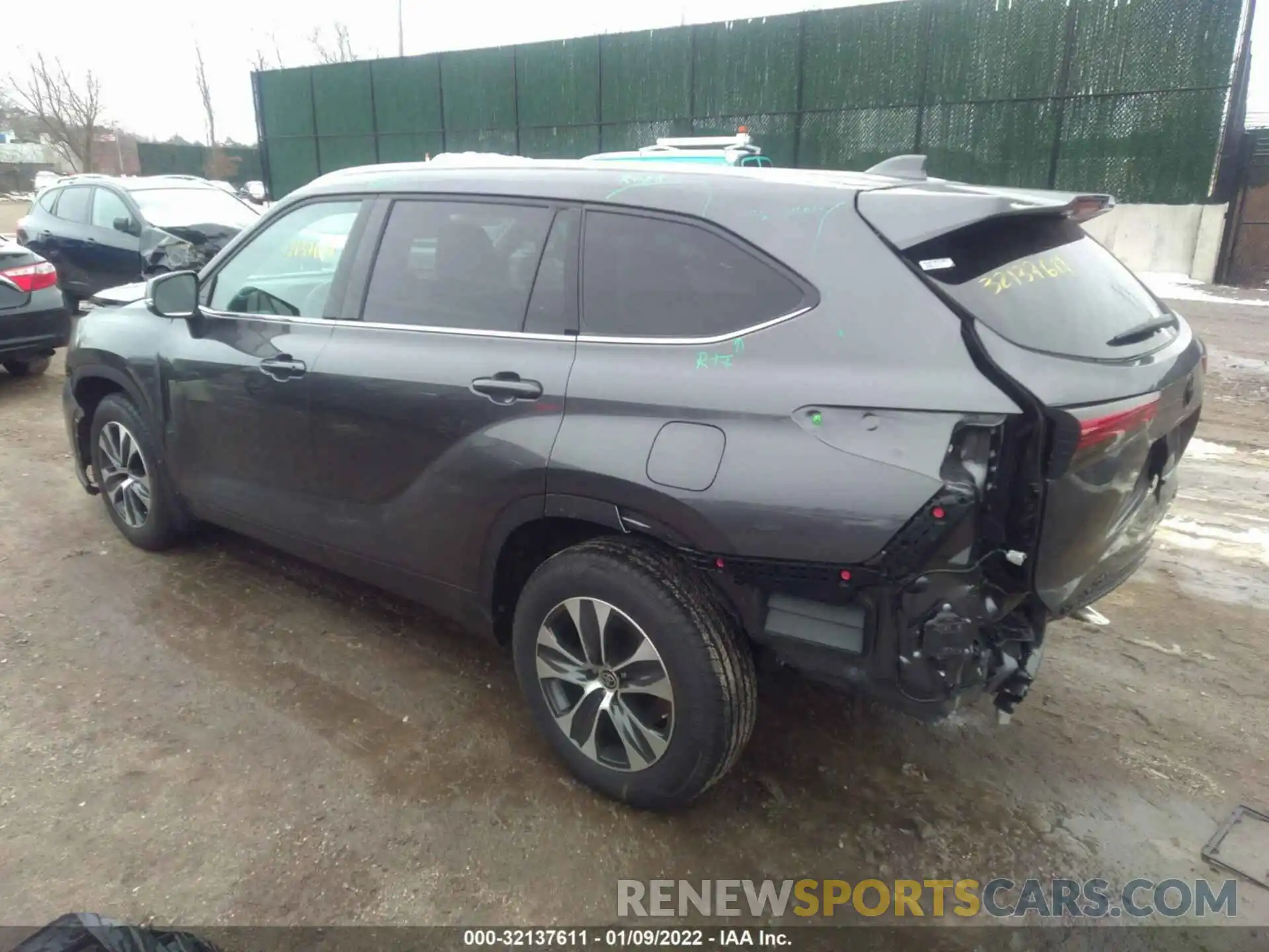 3 Фотография поврежденного автомобиля 5TDHZRBH3MS151353 TOYOTA HIGHLANDER 2021