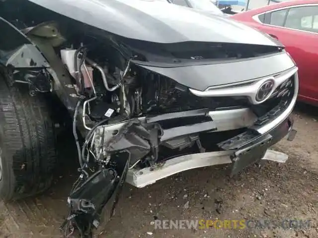 9 Photograph of a damaged car 5TDHZRBH4MS073438 TOYOTA HIGHLANDER 2021