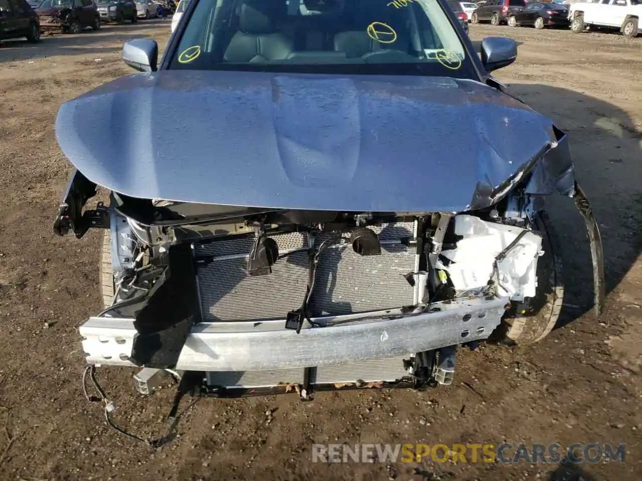 7 Photograph of a damaged car 5TDHZRBH4MS117499 TOYOTA HIGHLANDER 2021