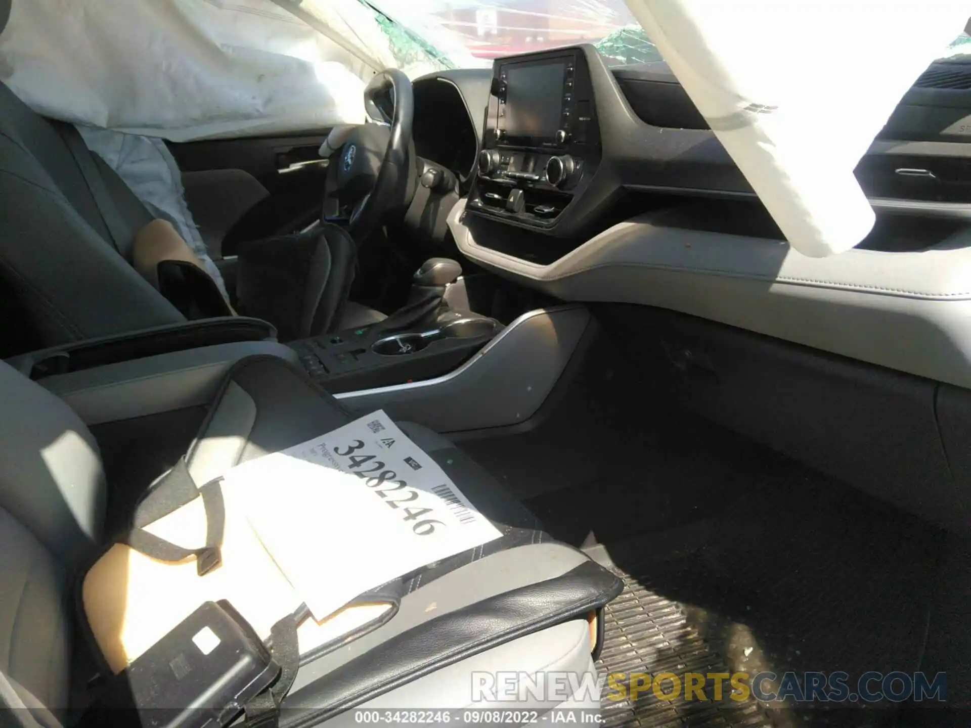 5 Фотография поврежденного автомобиля 5TDHZRBH4MS143178 TOYOTA HIGHLANDER 2021