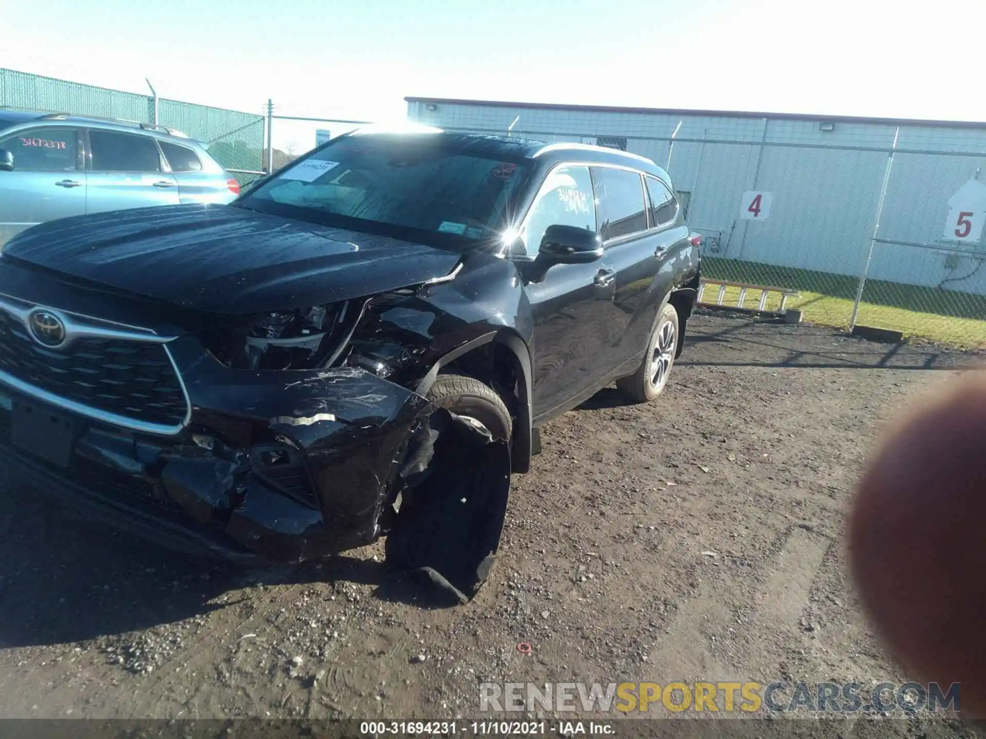 6 Photograph of a damaged car 5TDHZRBH4MS555519 TOYOTA HIGHLANDER 2021