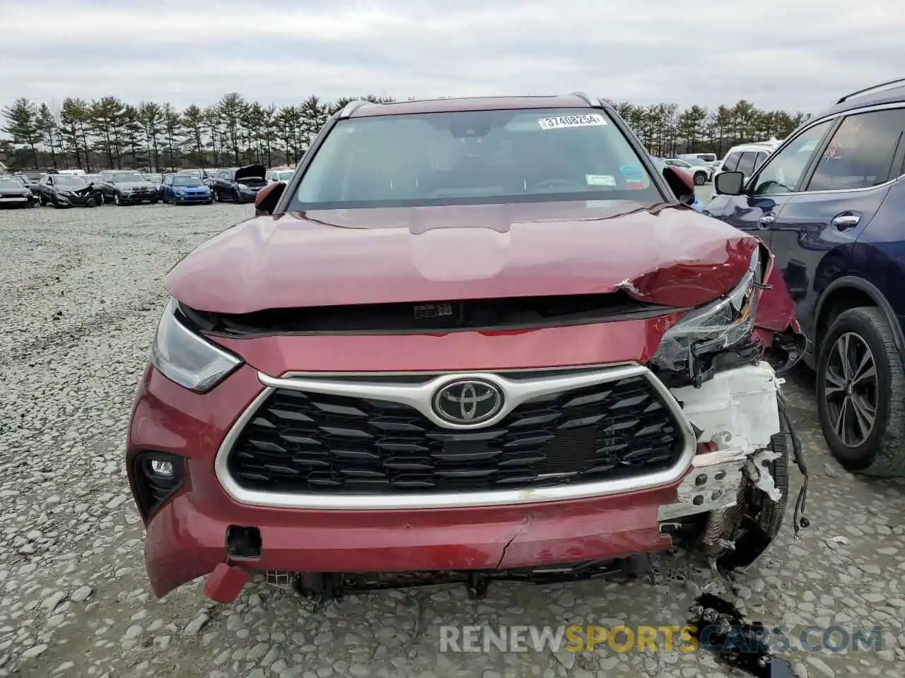 5 Photograph of a damaged car 5TDHZRBH5MS118323 TOYOTA HIGHLANDER 2021