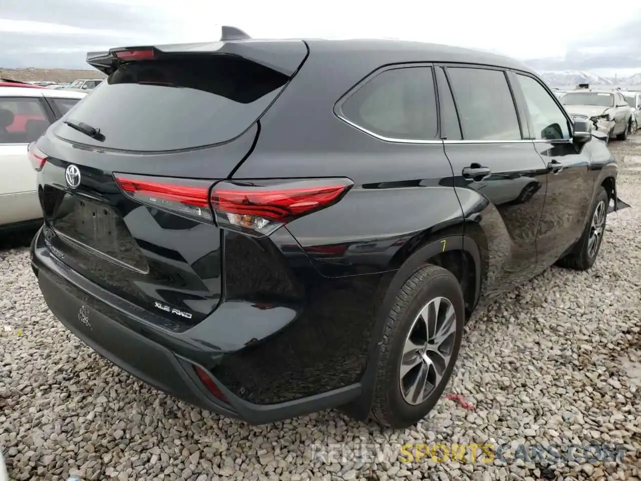 4 Фотография поврежденного автомобиля 5TDHZRBH5MS543167 TOYOTA HIGHLANDER 2021