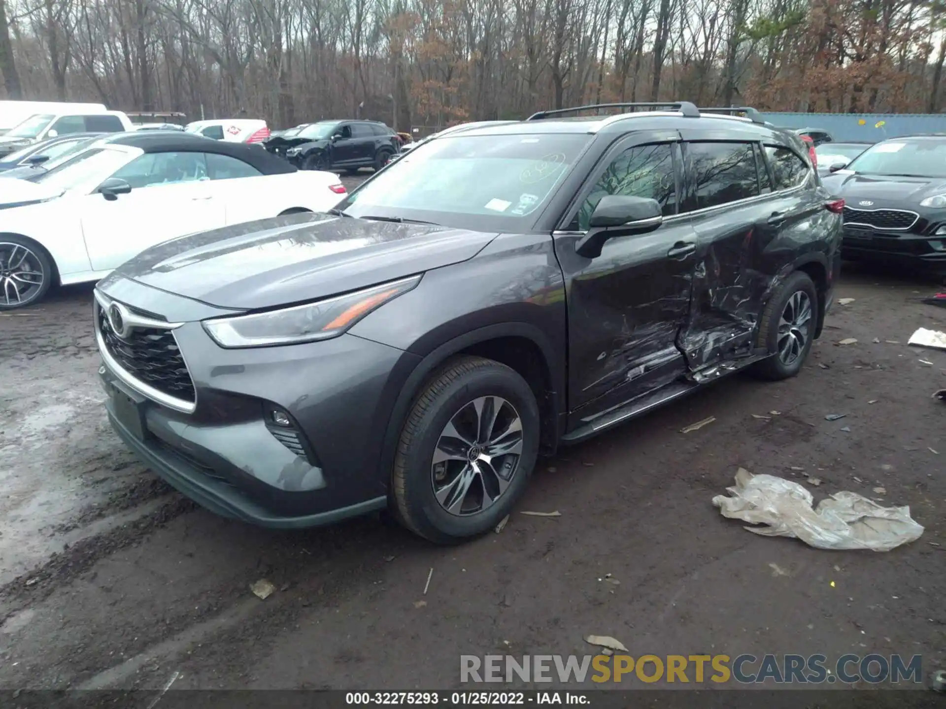 6 Photograph of a damaged car 5TDHZRBH5MS543816 TOYOTA HIGHLANDER 2021