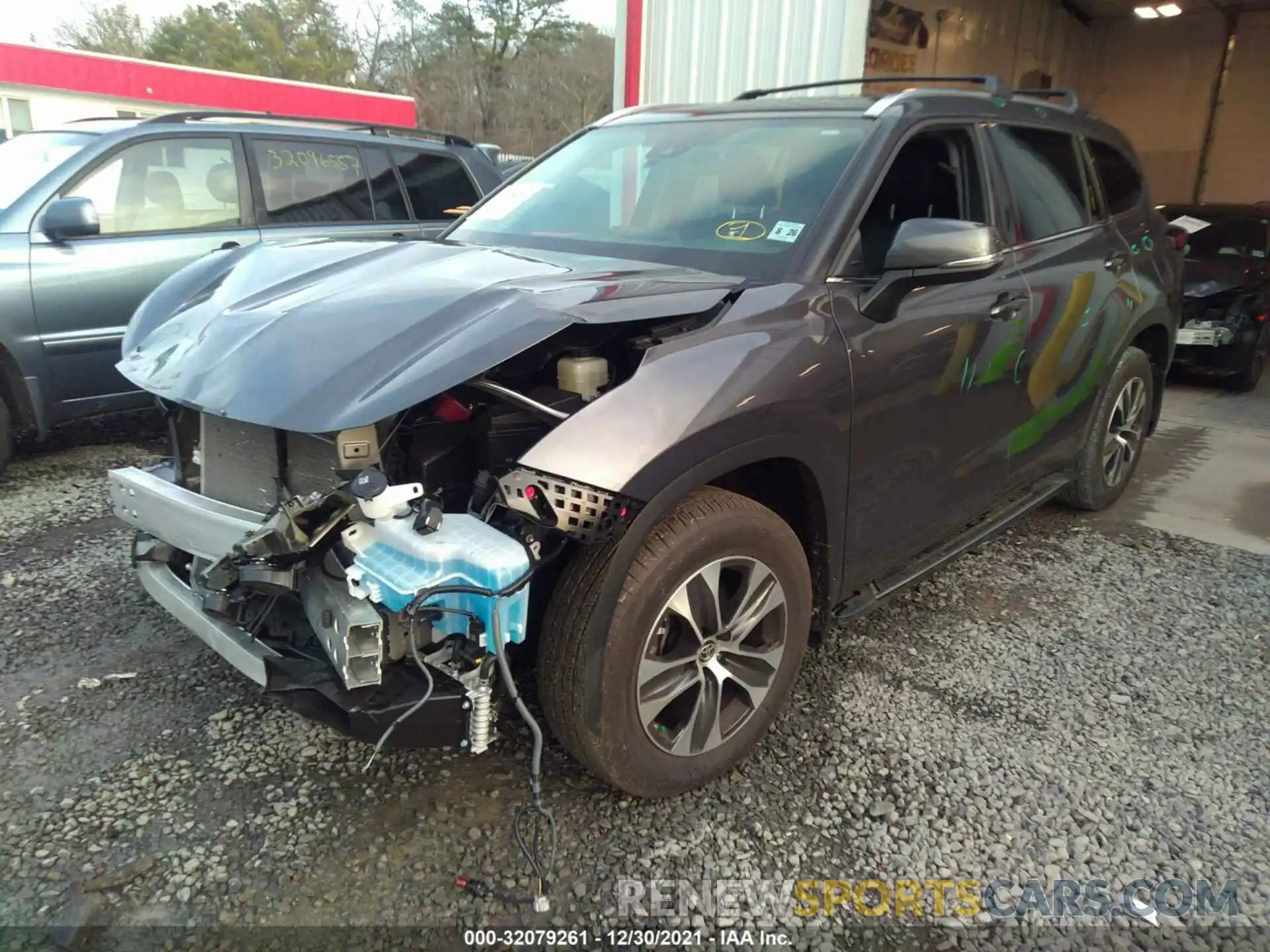 2 Photograph of a damaged car 5TDHZRBH5MS551768 TOYOTA HIGHLANDER 2021