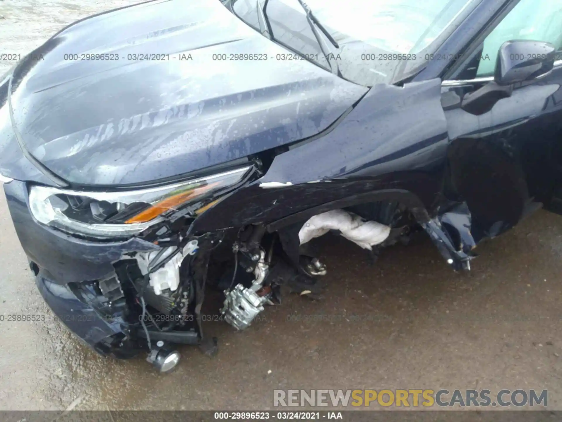 6 Photograph of a damaged car 5TDHZRBH6MS523381 TOYOTA HIGHLANDER 2021