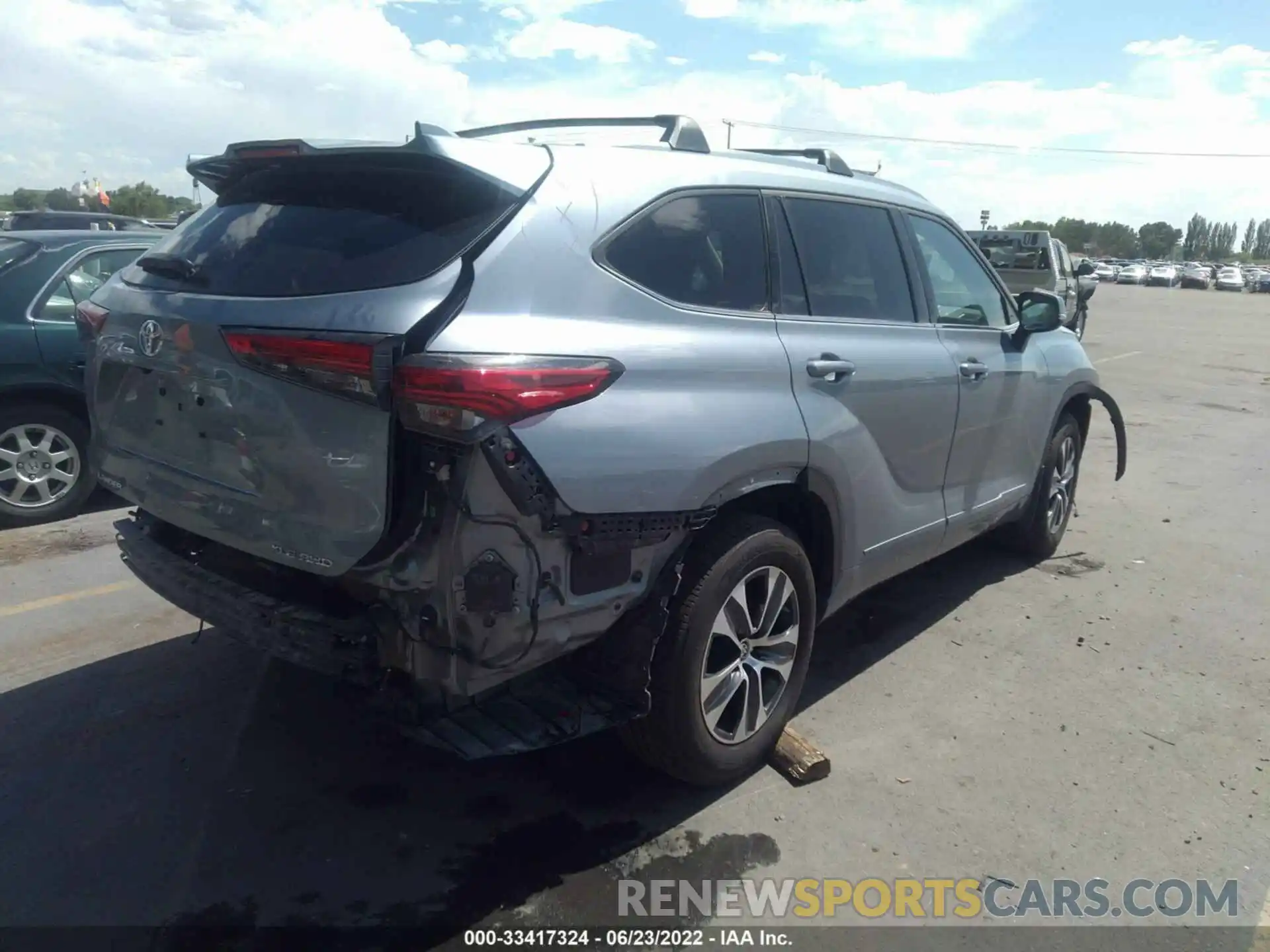 4 Фотография поврежденного автомобиля 5TDHZRBH7MS060859 TOYOTA HIGHLANDER 2021