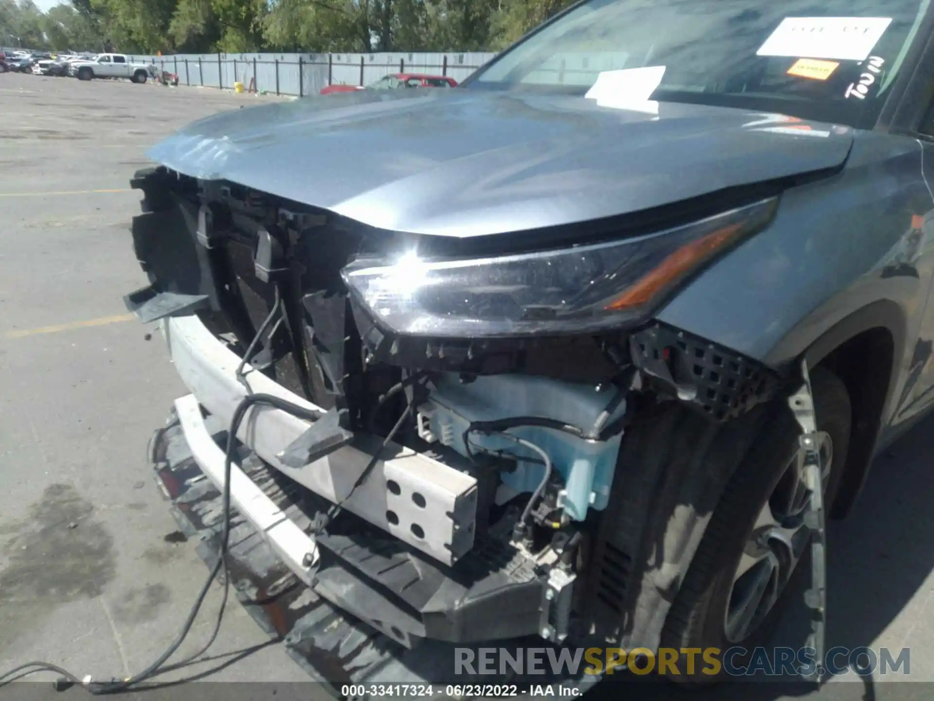 6 Photograph of a damaged car 5TDHZRBH7MS060859 TOYOTA HIGHLANDER 2021