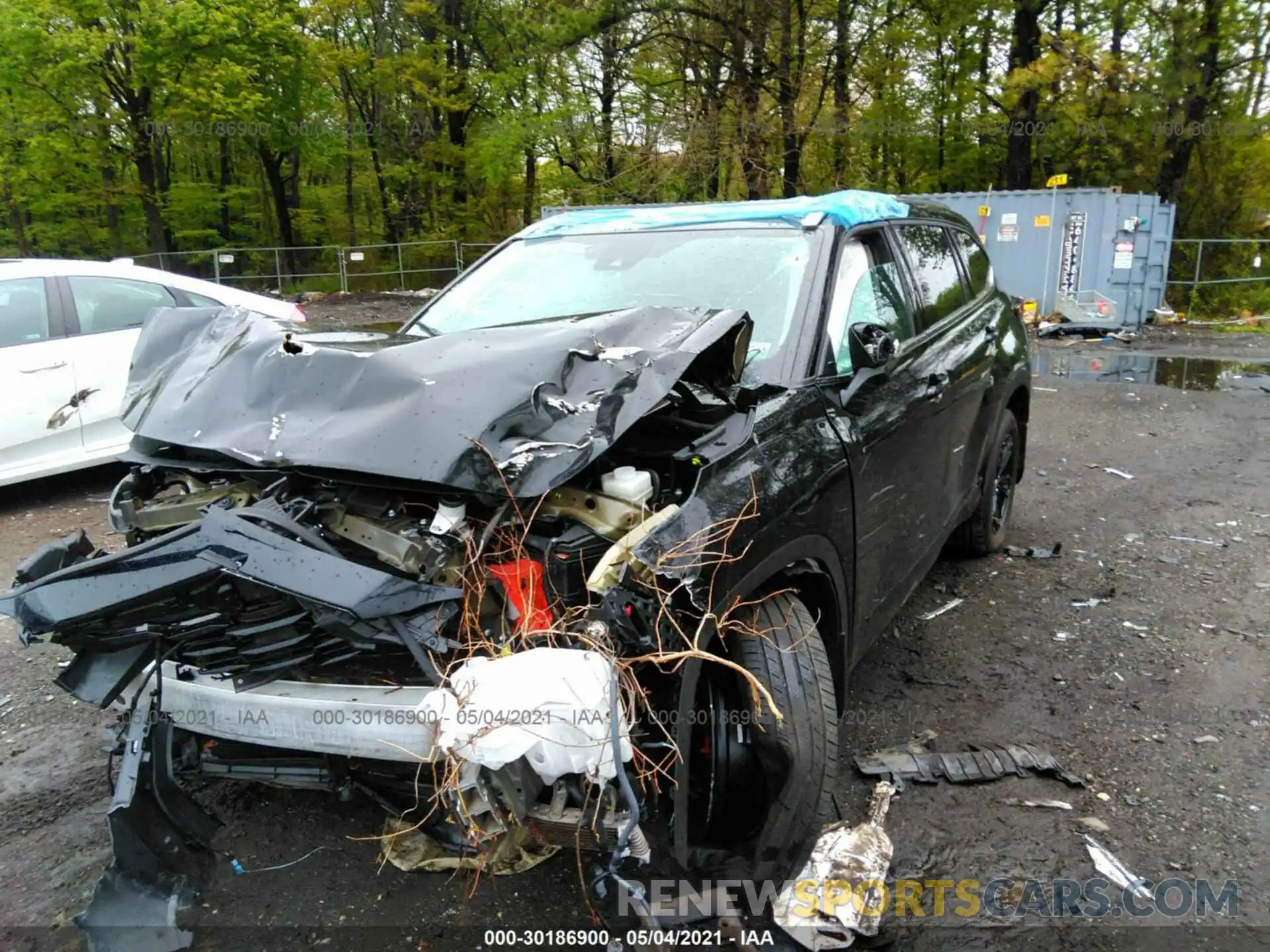 2 Photograph of a damaged car 5TDHZRBH7MS079119 TOYOTA HIGHLANDER 2021
