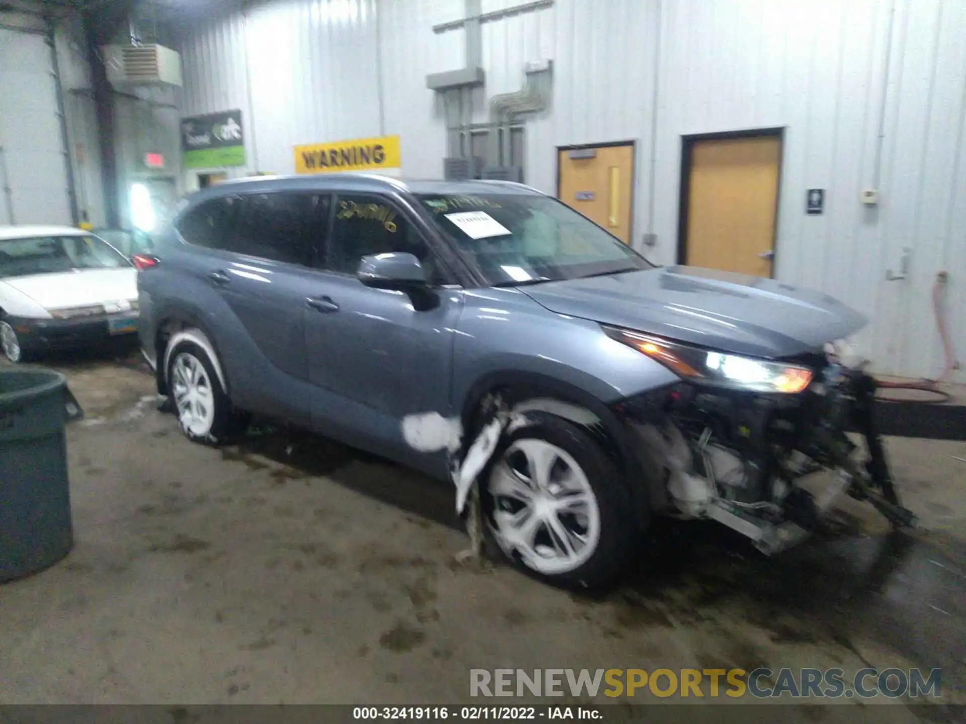 1 Photograph of a damaged car 5TDHZRBH7MS096535 TOYOTA HIGHLANDER 2021