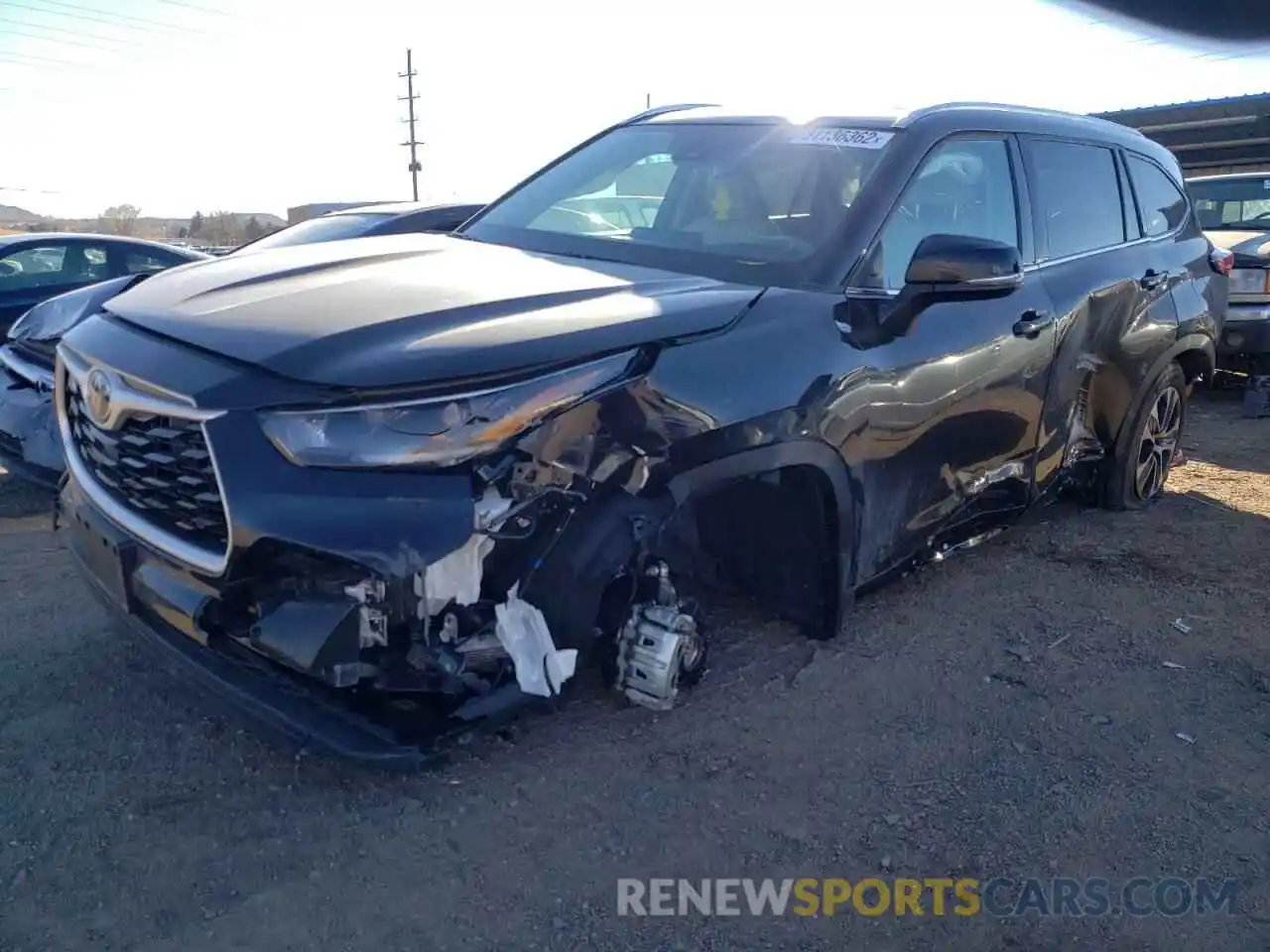 9 Photograph of a damaged car 5TDHZRBH8MS113844 TOYOTA HIGHLANDER 2021