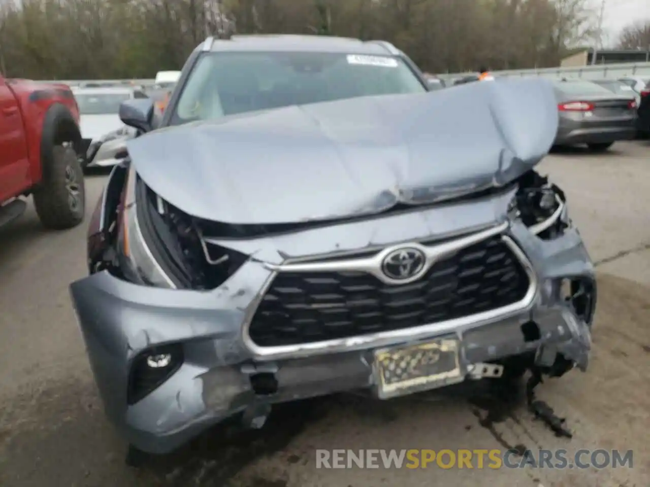 7 Photograph of a damaged car 5TDHZRBH8MS136105 TOYOTA HIGHLANDER 2021