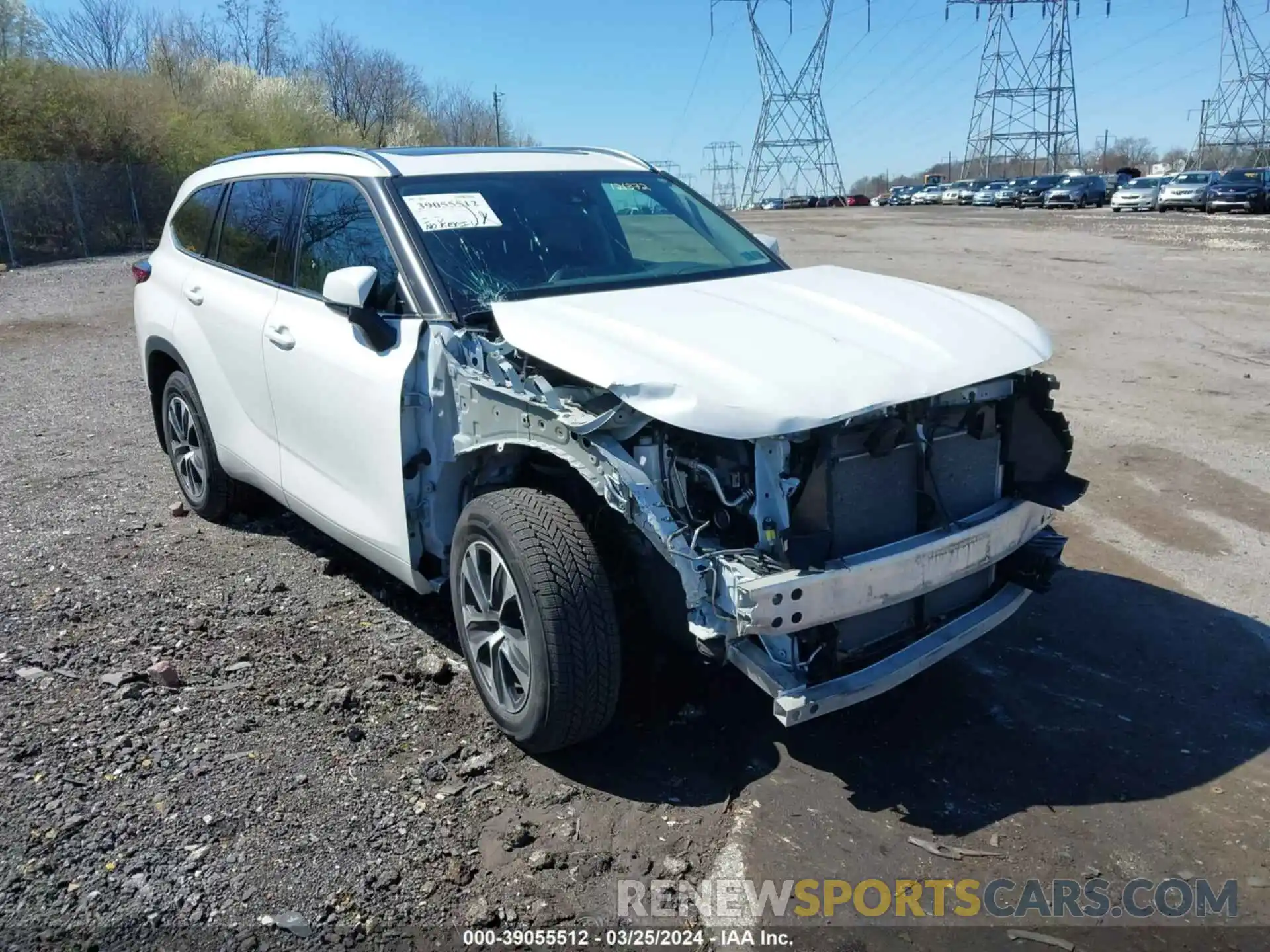 6 Photograph of a damaged car 5TDHZRBH9MS121371 TOYOTA HIGHLANDER 2021