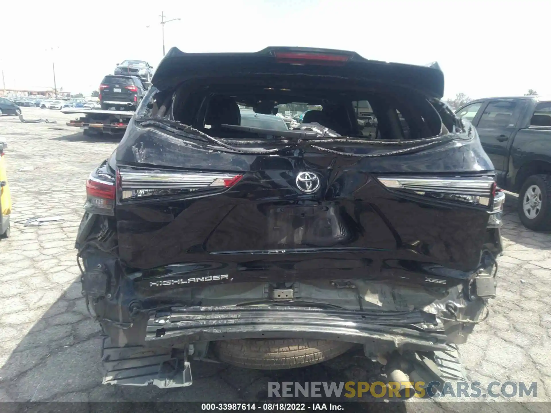 6 Photograph of a damaged car 5TDJZRAH9MS063961 TOYOTA HIGHLANDER 2021