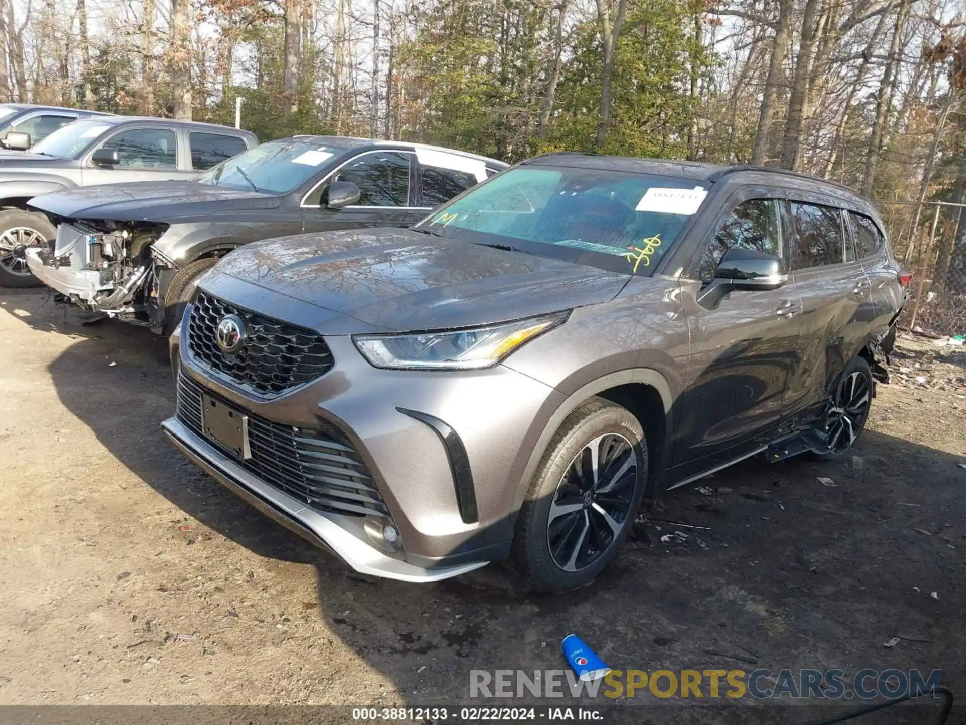 2 Photograph of a damaged car 5TDJZRBH1MS151188 TOYOTA HIGHLANDER 2021