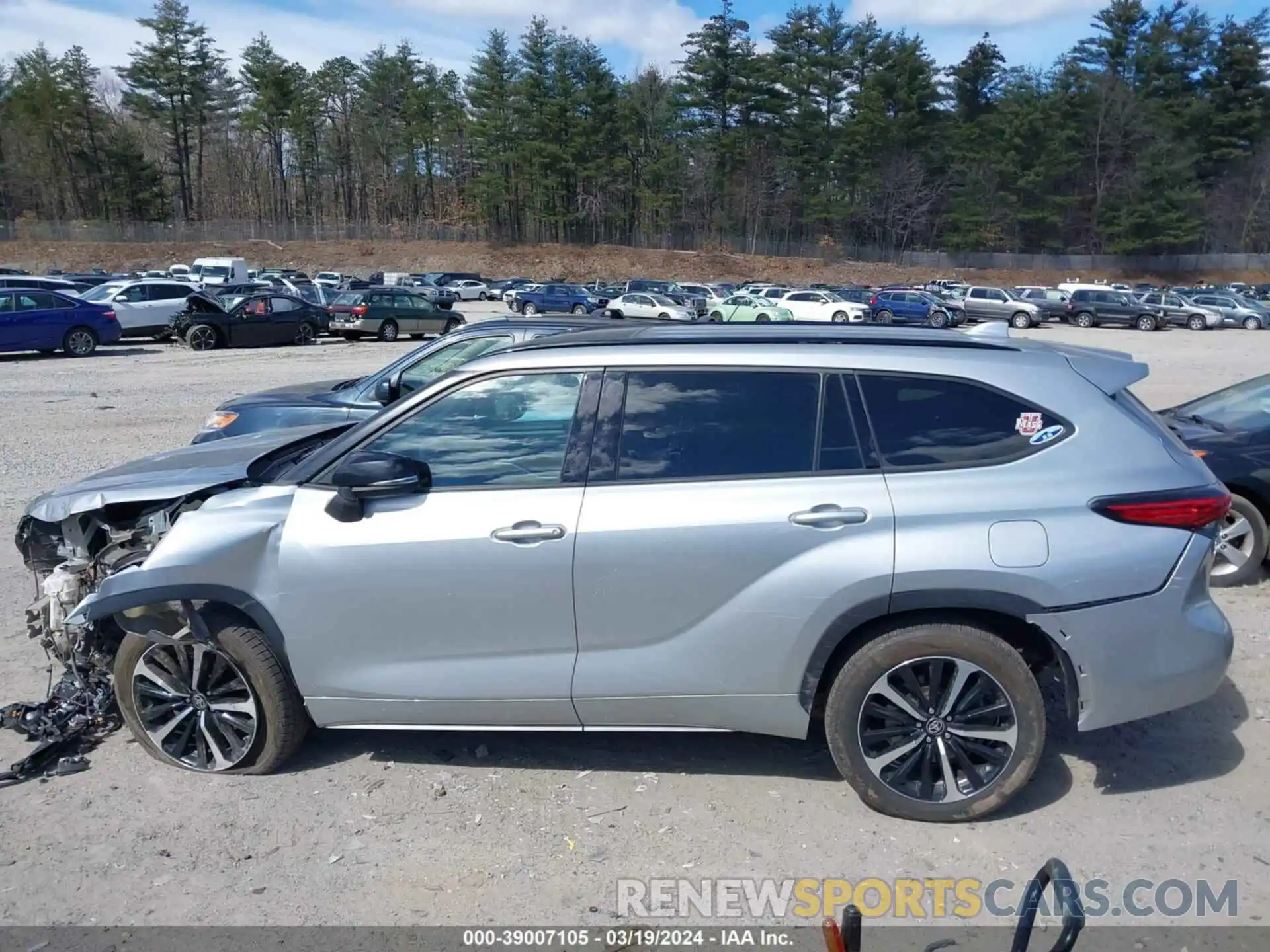 15 Photograph of a damaged car 5TDJZRBH2MS079398 TOYOTA HIGHLANDER 2021