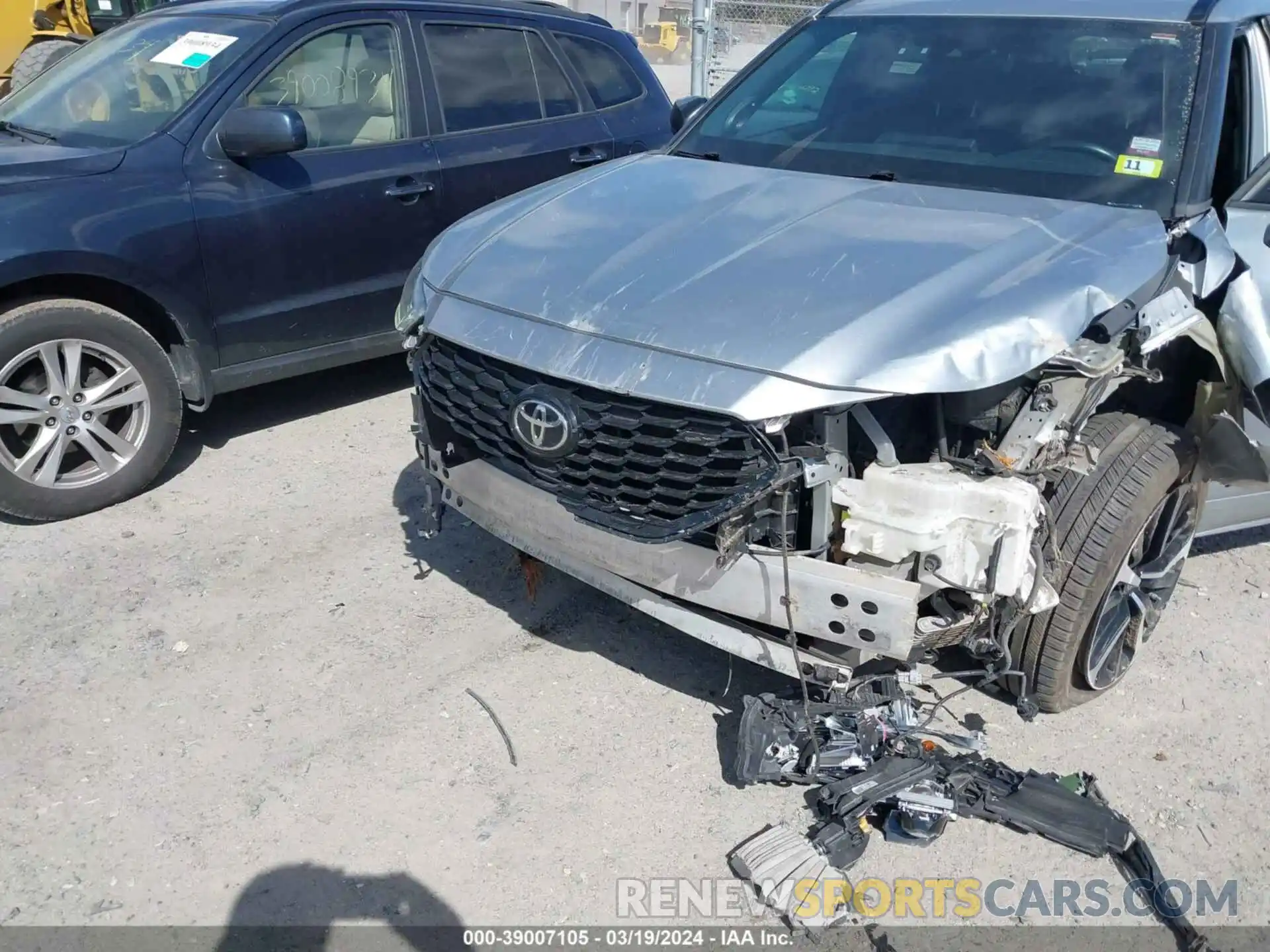 6 Photograph of a damaged car 5TDJZRBH2MS079398 TOYOTA HIGHLANDER 2021