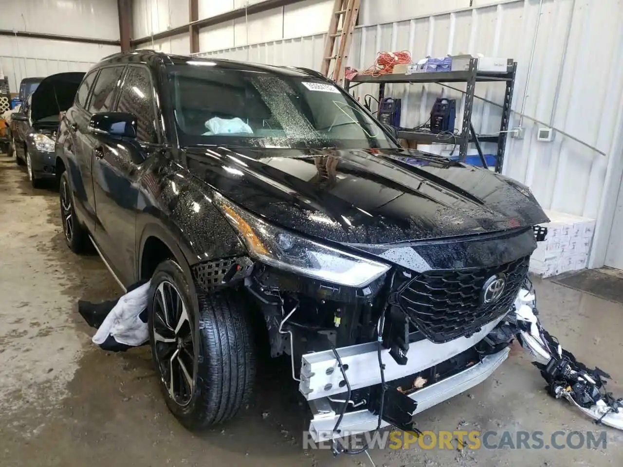 1 Photograph of a damaged car 5TDJZRBH3MS059208 TOYOTA HIGHLANDER 2021