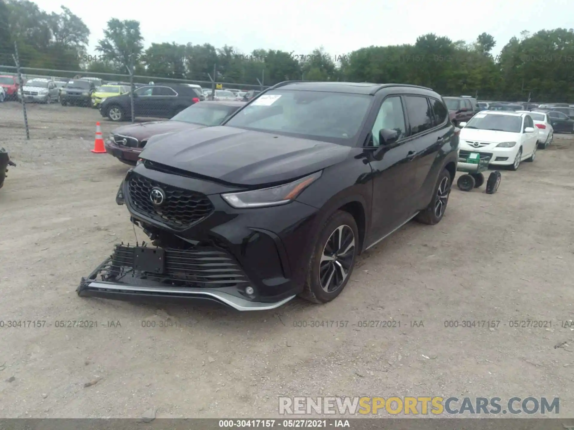 2 Photograph of a damaged car 5TDJZRBH3MS068250 TOYOTA HIGHLANDER 2021