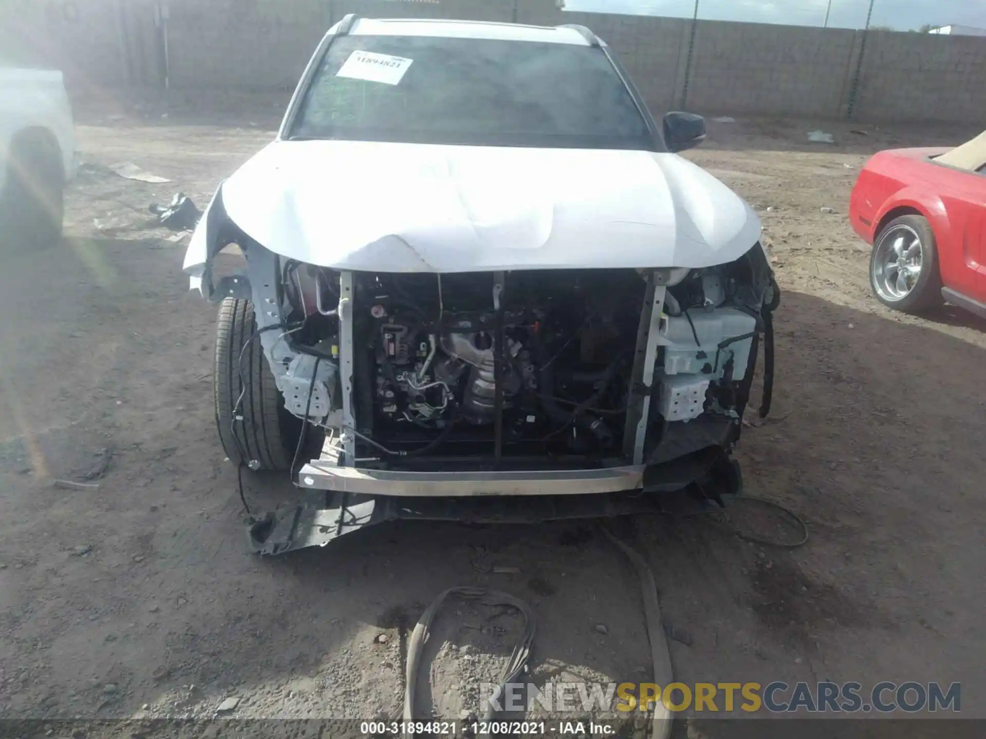 6 Фотография поврежденного автомобиля 5TDJZRBH4MS137818 TOYOTA HIGHLANDER 2021