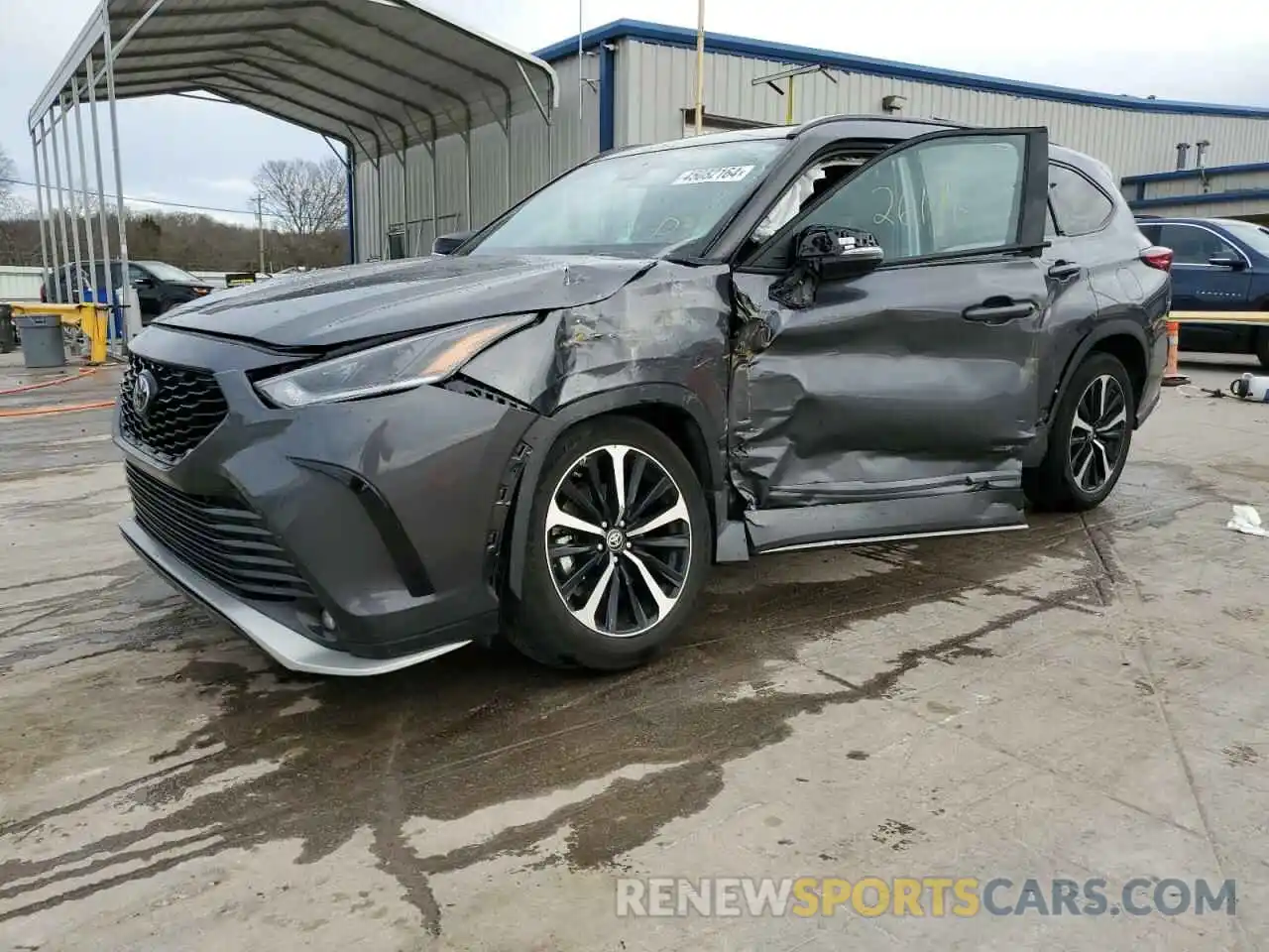 1 Photograph of a damaged car 5TDJZRBH6MS058554 TOYOTA HIGHLANDER 2021