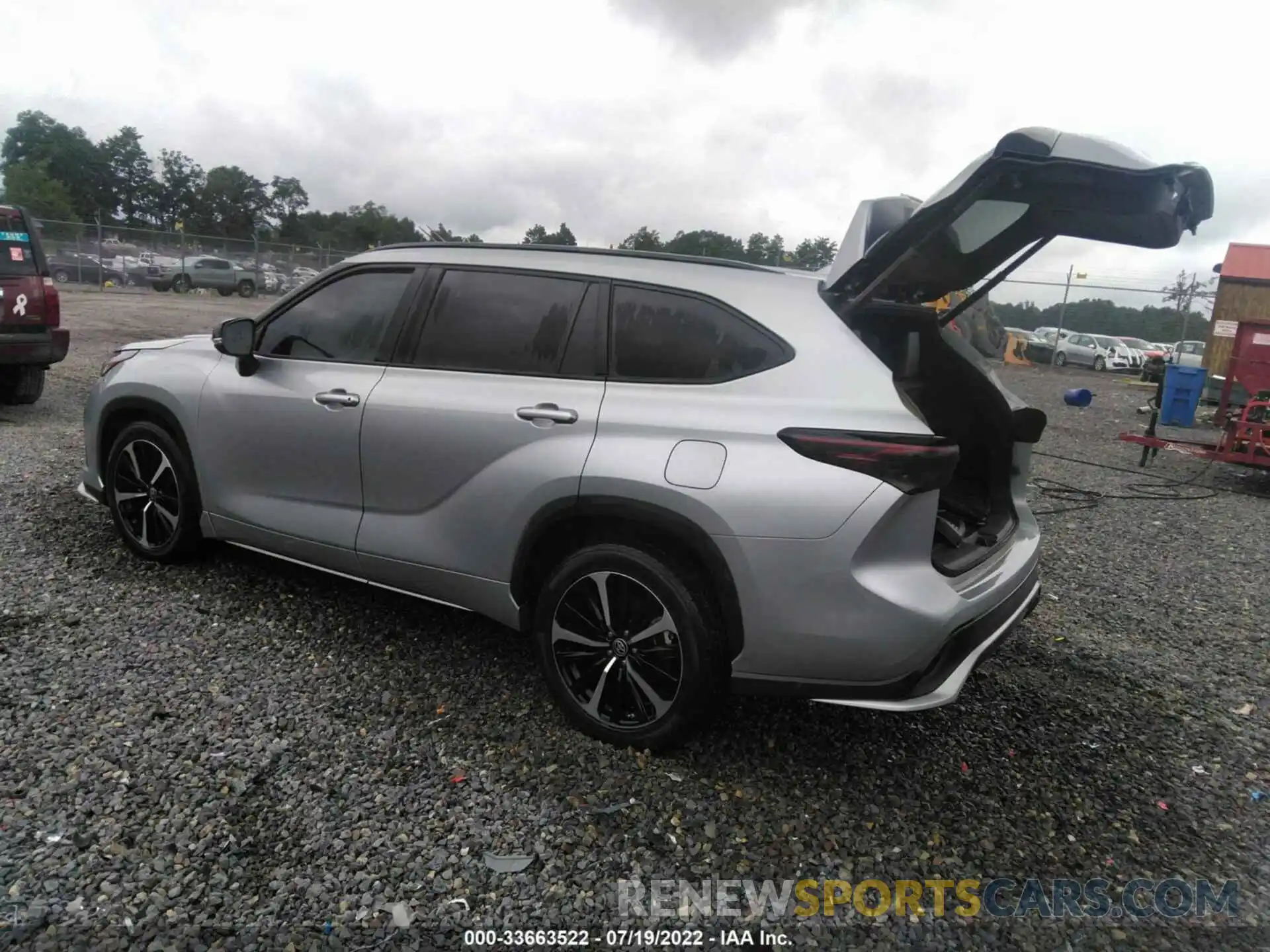 3 Photograph of a damaged car 5TDJZRBH6MS062099 TOYOTA HIGHLANDER 2021